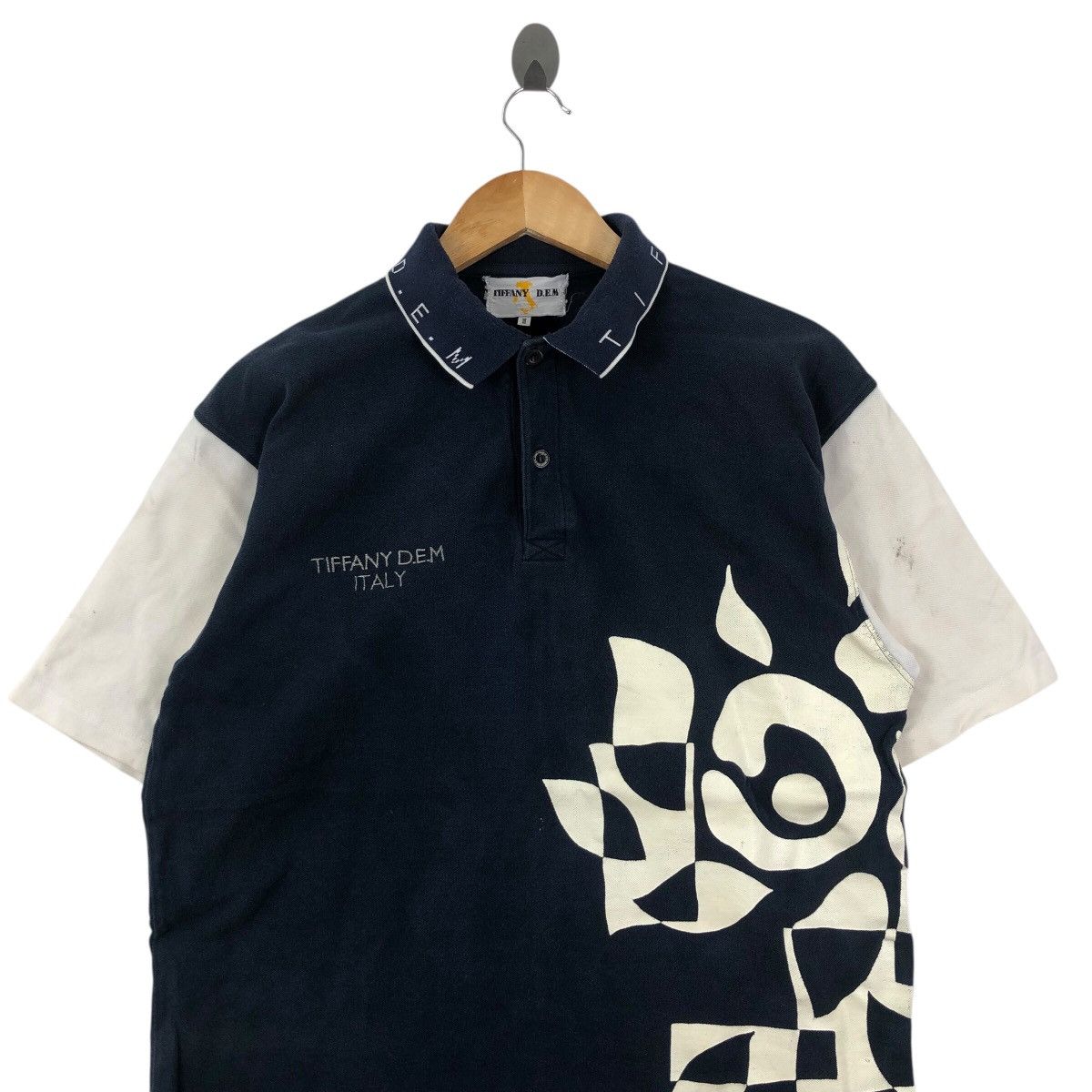 Vintage Vintage Tiffany D.E.M Italy Polos Size Large Size US L / EU 52-54 / 3 - 2 Thumbnail