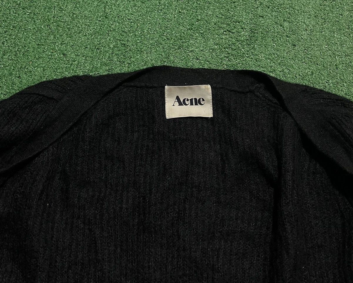 Acne Studios × Vintage Acne Black Cardigan Mohair Vintage Size M / US 6-8 / IT 42-44 - 4 Thumbnail