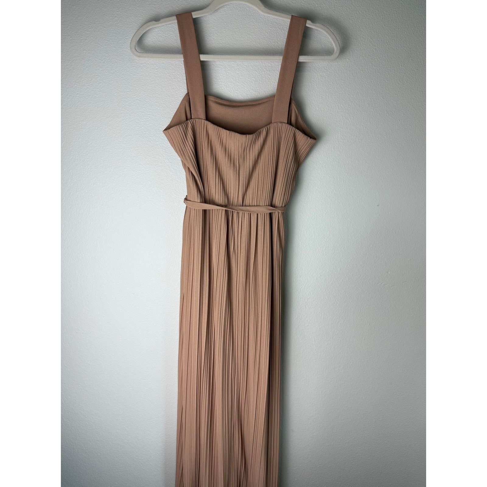 BERNADETTE Vintage Bernadette Designs Beige Pleated Maxi Dress. Sz Sml Size S / US 4 / IT 40 - 5 Thumbnail