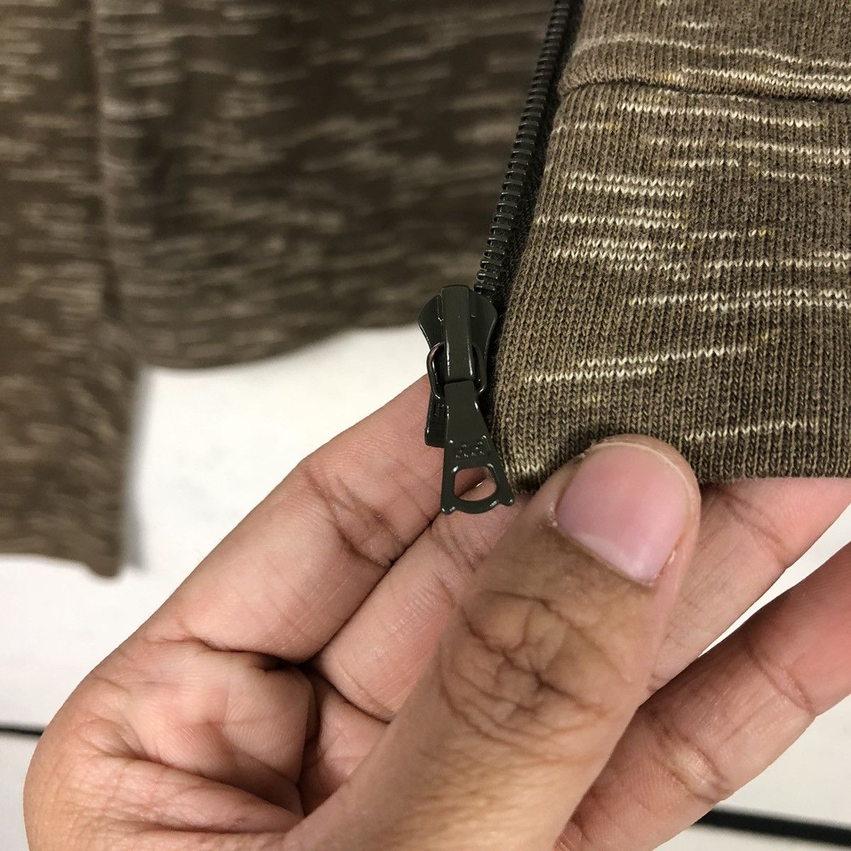 A.P.C. A.P.C. Paris Olive Marl Jacket — Minimalist Archive Size US M / EU 48-50 / 2 - 17 Thumbnail