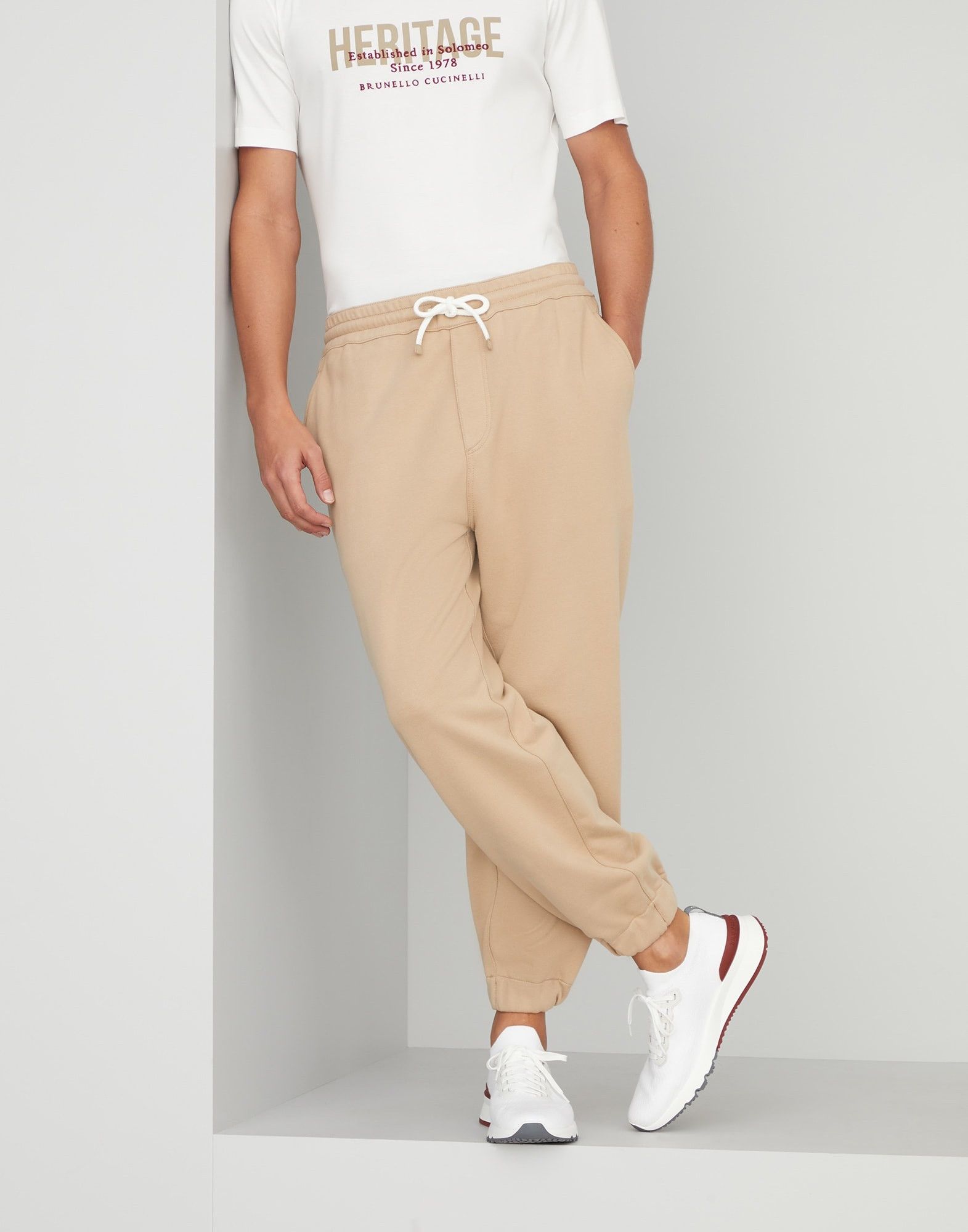 Brunello Cucinelli o1la1rc1a0325 Pants in Khaki Size US 34 / EU 50 - 1 Thumbnail