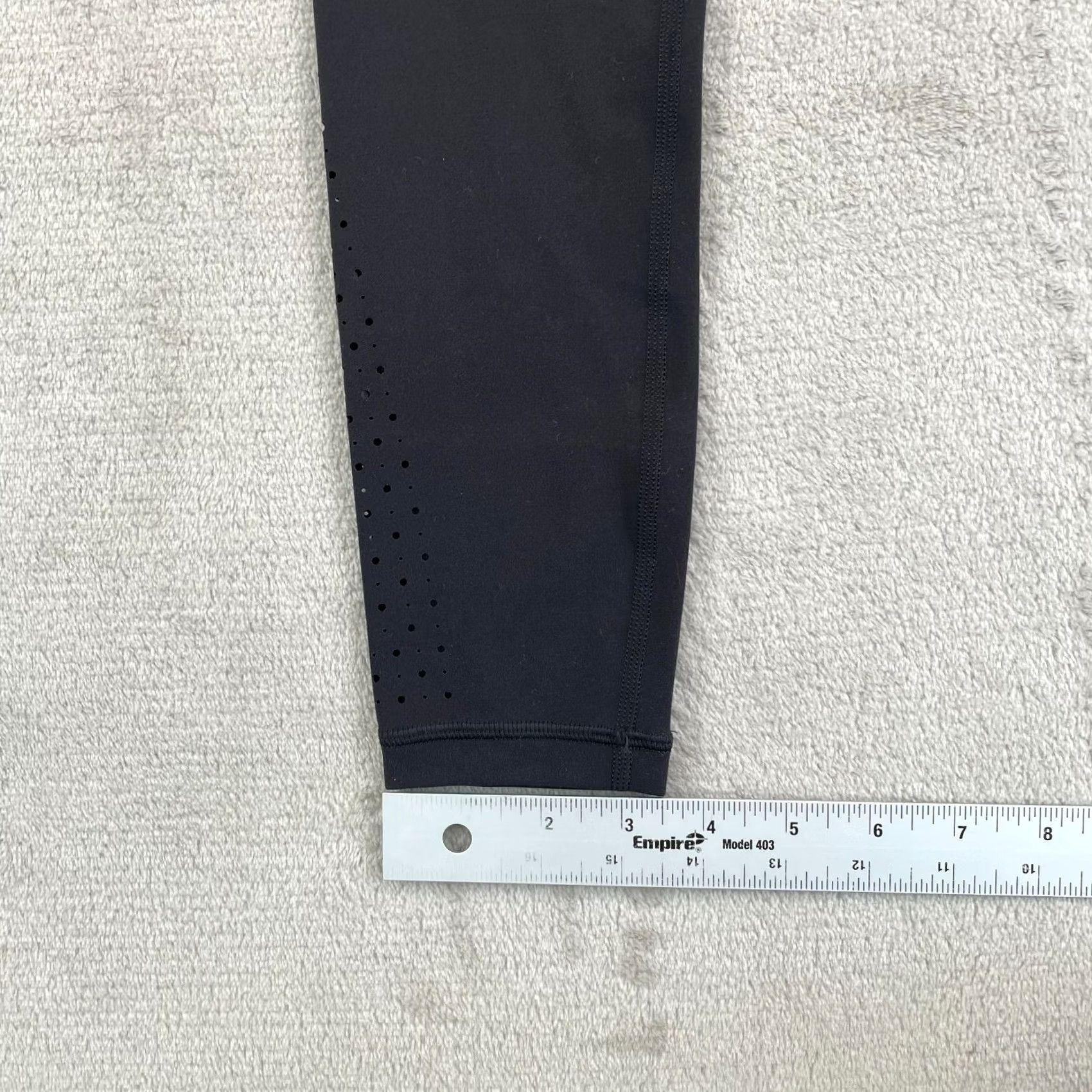 Athleta Athleta Leggings Women 2XS Black 7/8 Tight High Rise Elation Laser Cut NWT MINT 99 Size 24" / US 00 / IT 34 - 7 Thumbnail