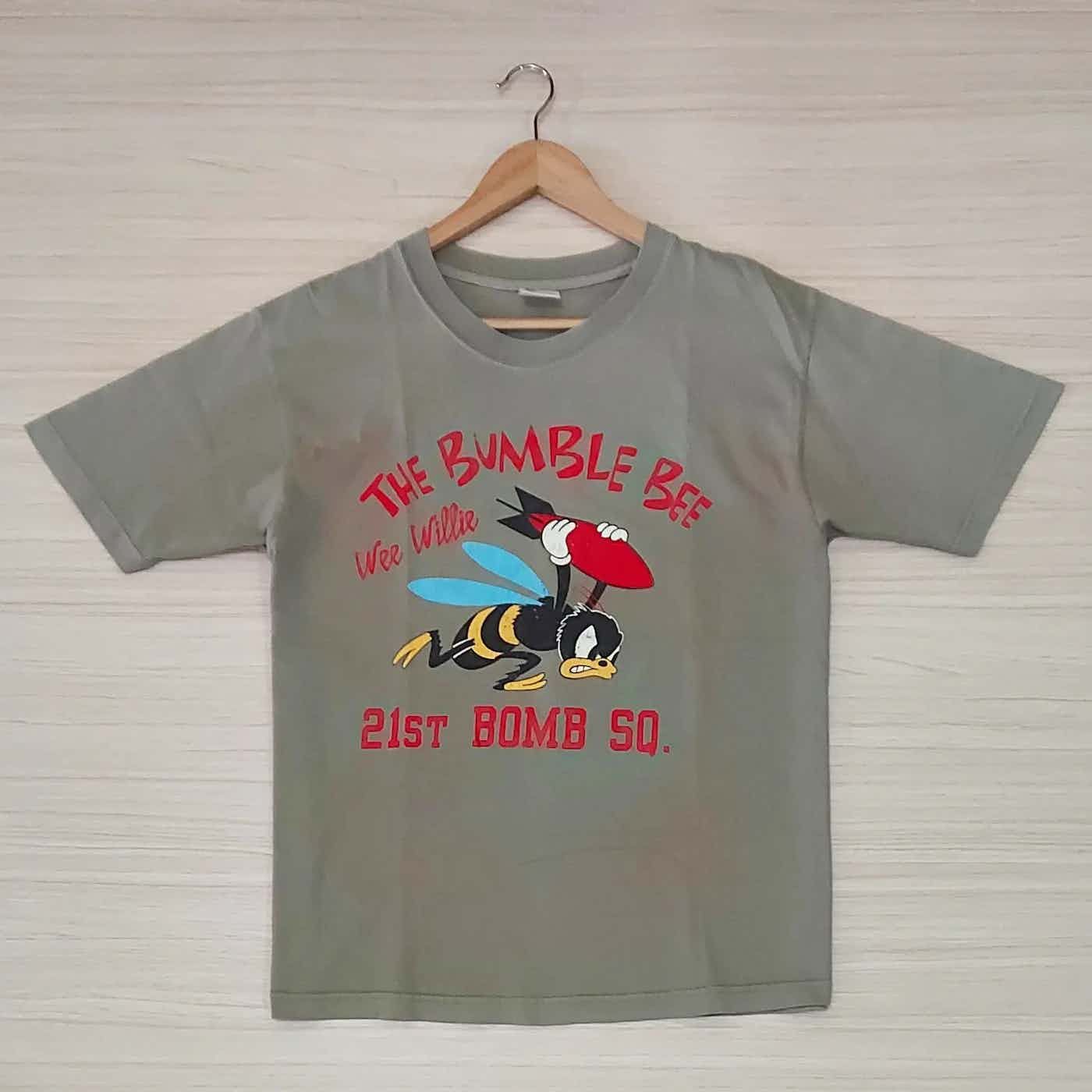 Buzz Rickson's × Japanese Brand × Vintage Vtg Buzz Ricksons The Bumble Bee Tshirt Size US M / EU 48-50 / 2 - 6 Thumbnail