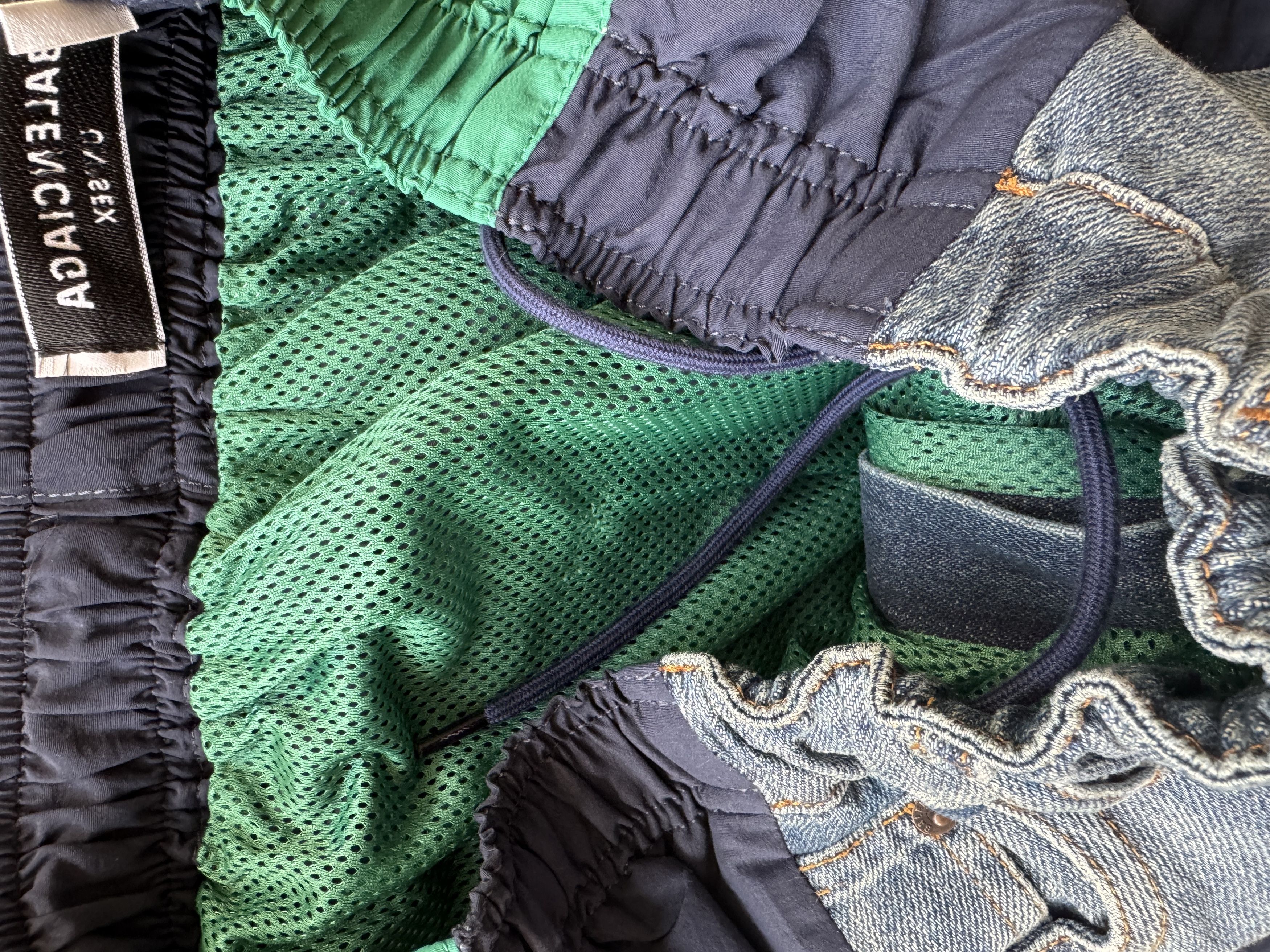 Balenciaga Balenciaga Hybrid Jeans x Track Pants Green Size US 32 / EU 48 - 14 Thumbnail
