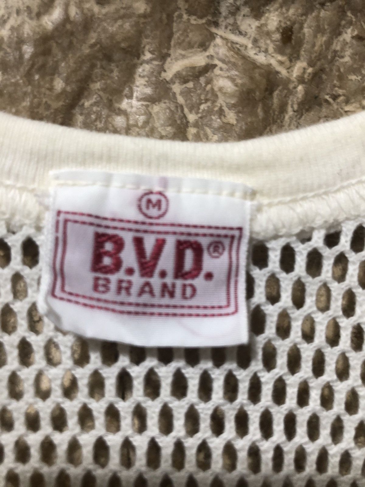 If Six Was Nine × Japanese Brand × Le Grande Bleu (L.G.B.) Vintage BVD Mesh Tanktop Size US M / EU 48-50 / 2 - 2 Thumbnail