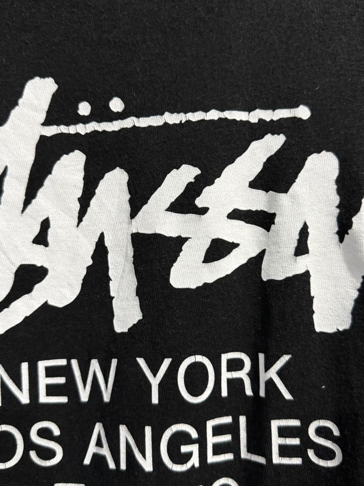 Stussy × Vintage Vintage Stussy Tour Over Size Faded Tee Size US XXL / EU 58 / 5 - 4 Thumbnail