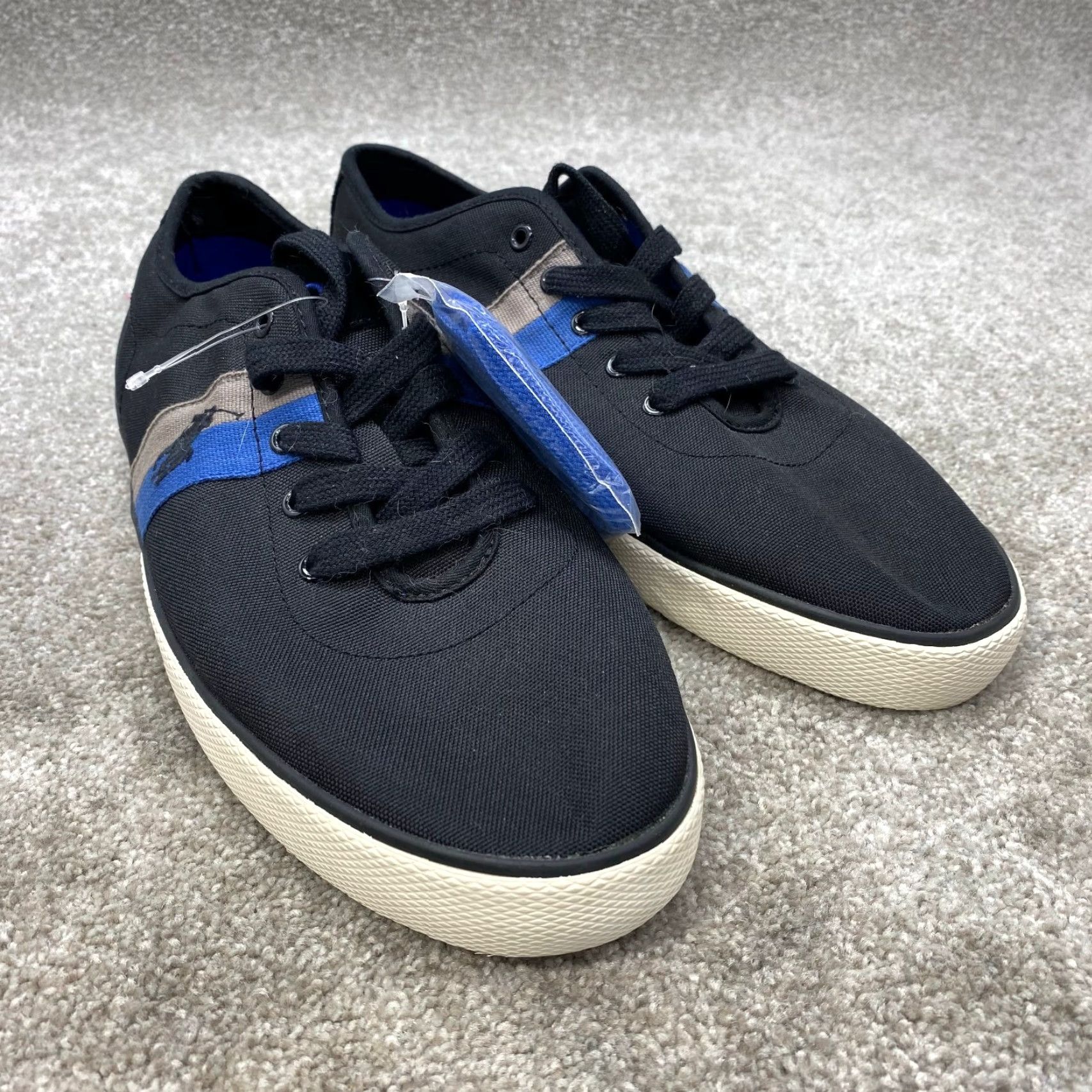 Ralph Lauren Ralph Lauren Polo Halford Sneakers Men 12D Canvas Suede Trim Blue Casual Shoes Size US M / EU 48-50 / 2 - 4 Thumbnail