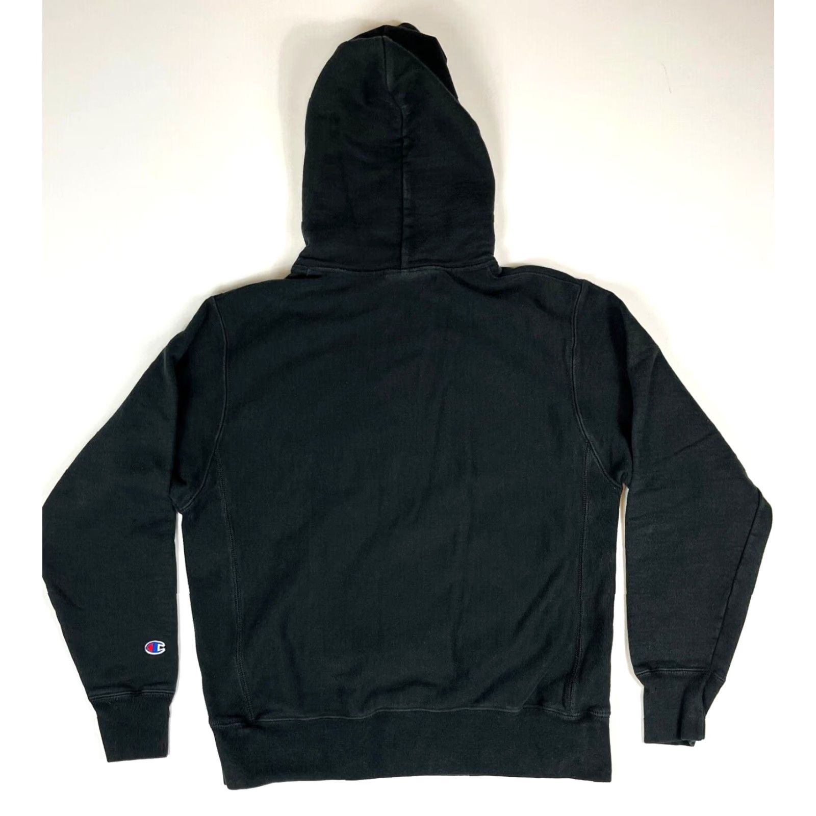Champion VINTAGE? No, not vintage. Champion x Hebru Brantley Vision Reverse Weave Hoodie M Black Logo Graphic Print Mens Hoodie Size US M / EU 48-50 / 2 - 3 Thumbnail