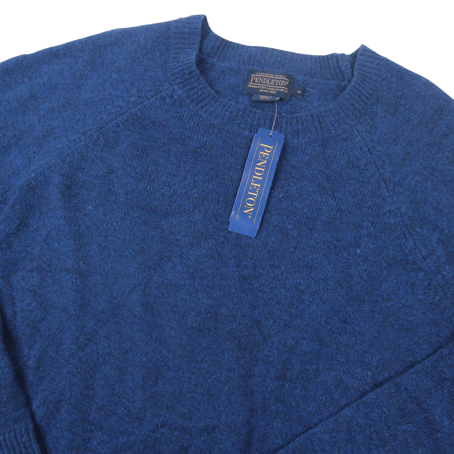 Pendleton VINTAGE Pendleton Womens Medium Oversized Wool Sweater Blue Size M / US 6-8 / IT 42-44 - 2 Thumbnail