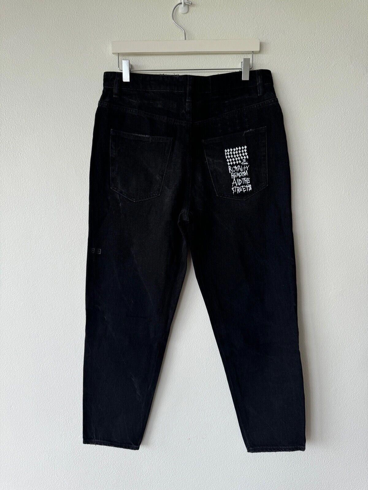 Ksubi new Ksubi mens 32 denim jean bullet wide leg black Size US 32 / EU 48 - 5 Thumbnail