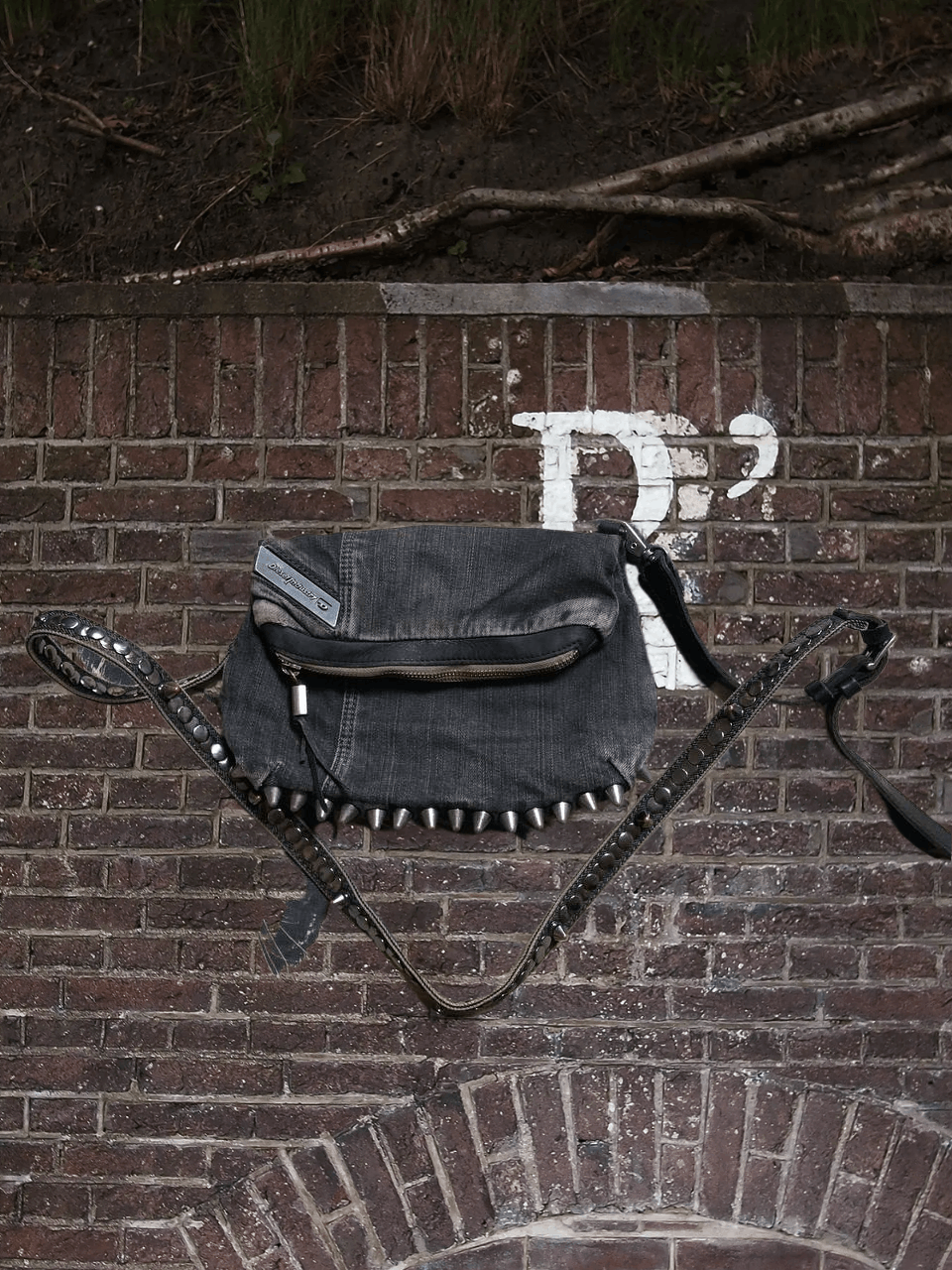 Diesel Vintage DIESEL studded shoulder bag Size ONE SIZE - 1 Thumbnail