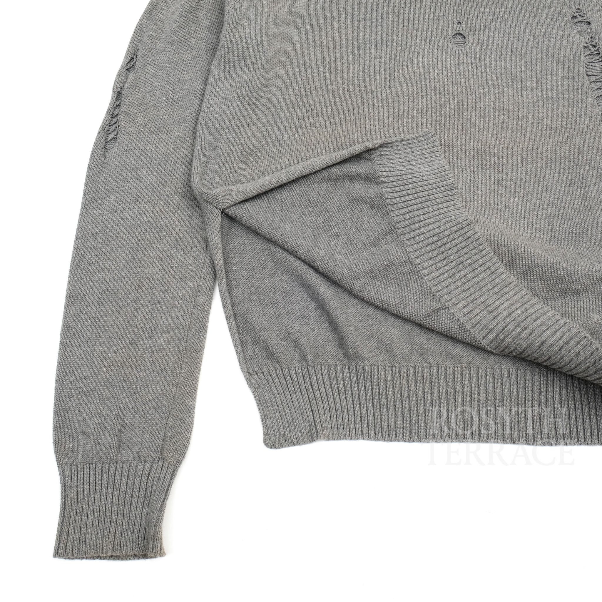 PEEL&LIFT 【PEEL & LIFT / DAMAGED JUMPER GREY / SIZE L】 Size US L / EU 52-54 / 3 - 6 Thumbnail