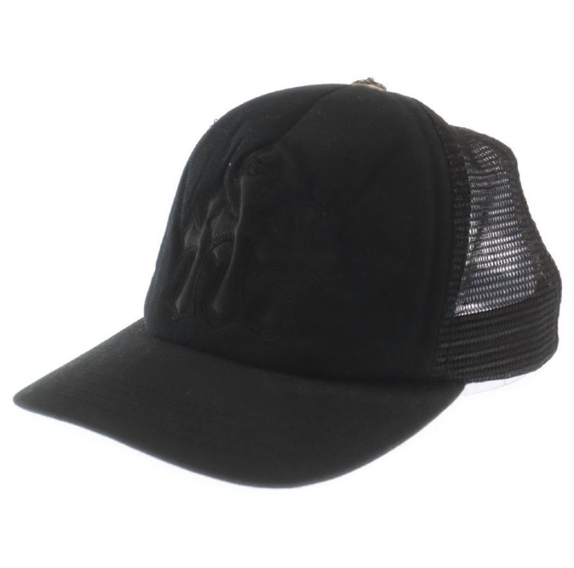 帽子 Chrome Hearts 3star Leather Patch Handcrafted Chrome Hearts Triple Cross Leather Patch Cap