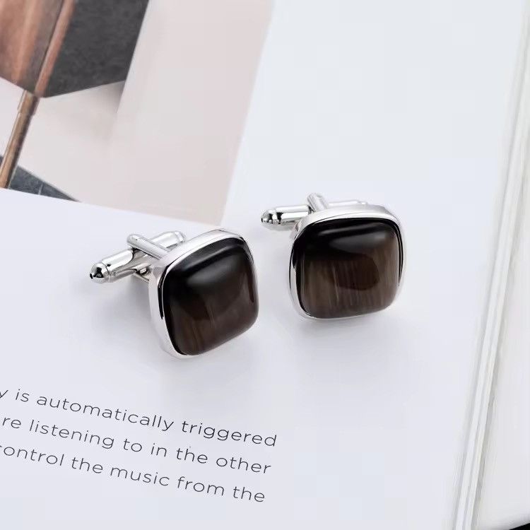 Jewelry SQUARE Cufflinks For Men Size ONE SIZE - 2 Thumbnail