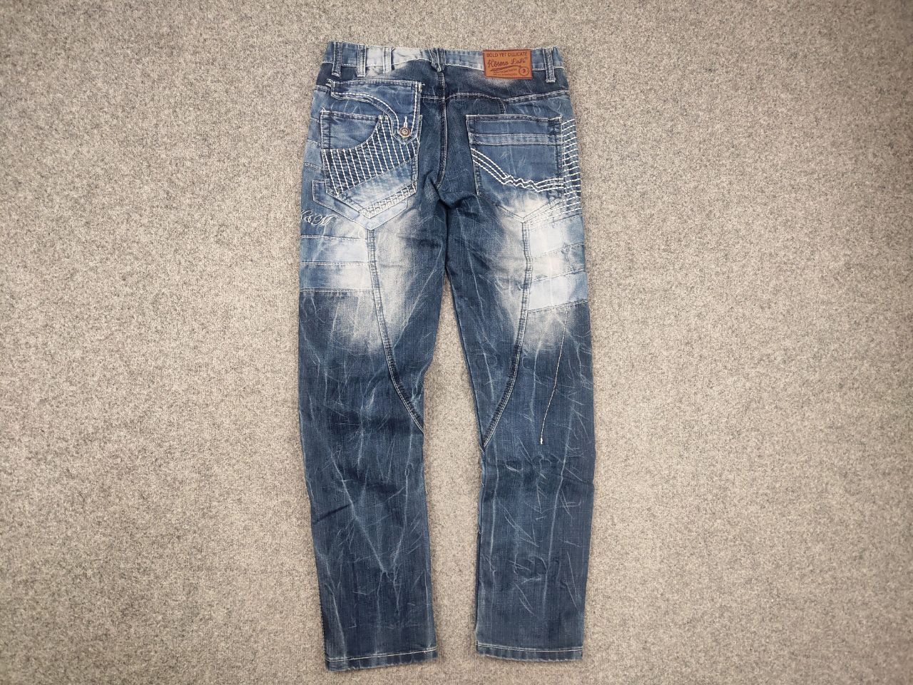 Le Grande Bleu (L.G.B.) Vintage Y2k Kosmo Japan if six was nine Embroidered Jeans Size US 32 / EU 48 - 10 Thumbnail