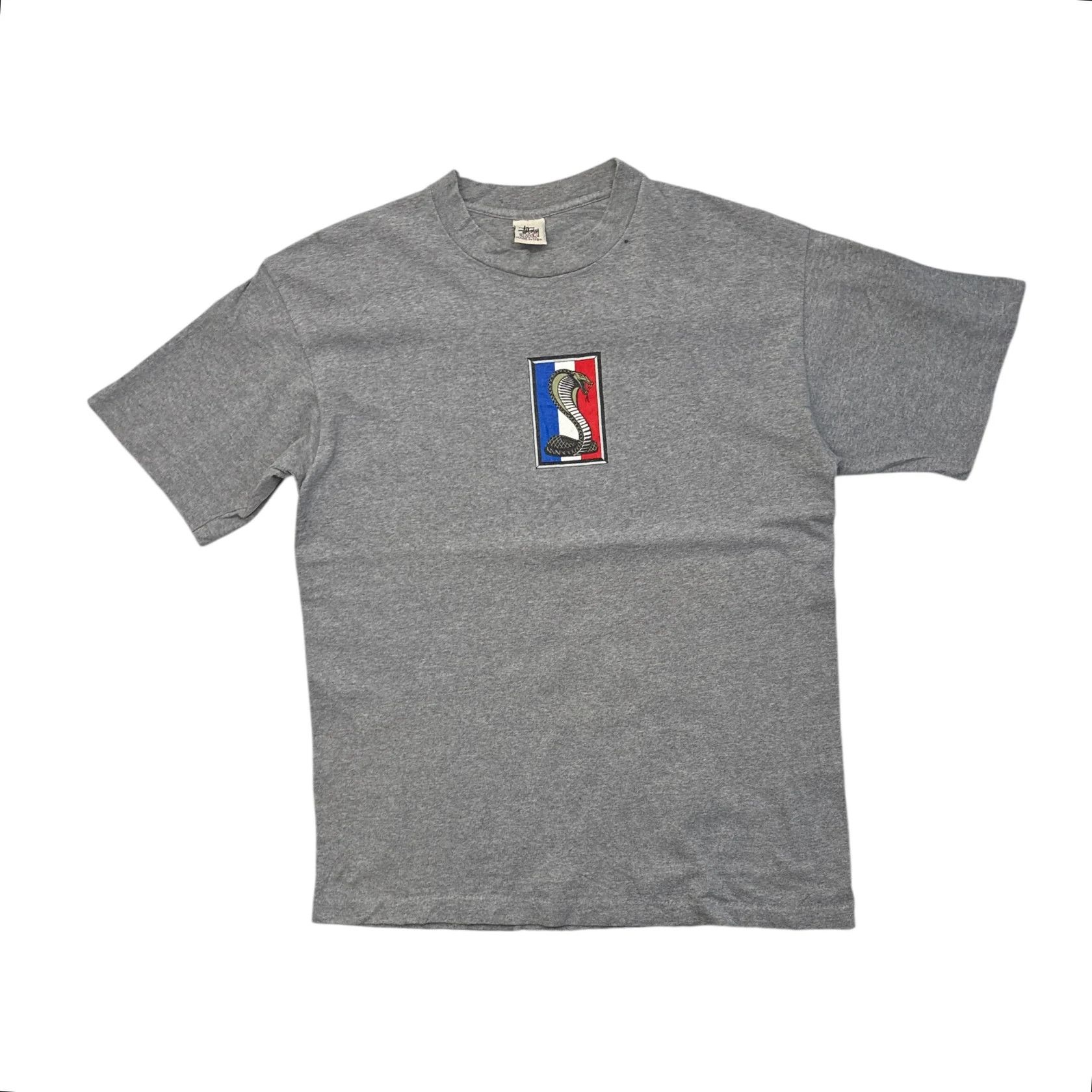 Stussy Vintage 90s Stussy Shelby Cobra Logo Parody Design Tshirts Size US L / EU 52-54 / 3 - 2 Thumbnail