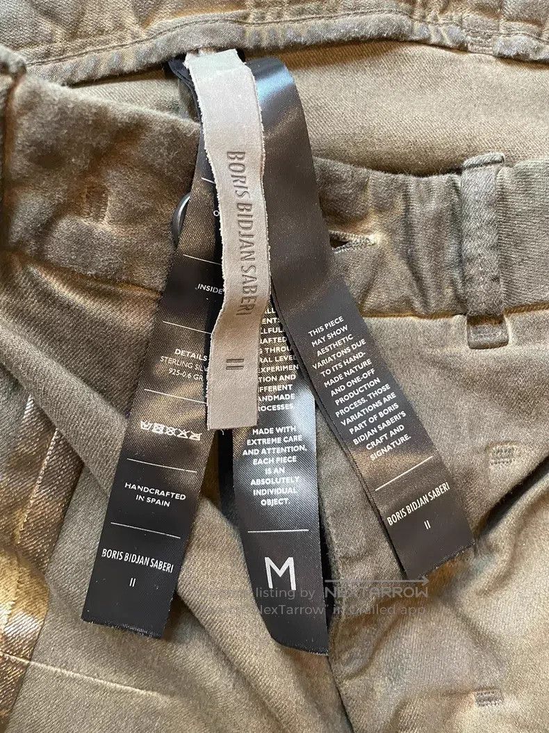 Boris Bidjan Saberi Boris Bidjan Saberi Size M Industry makes old cold-dyed jea Size US 31 - 7 Thumbnail
