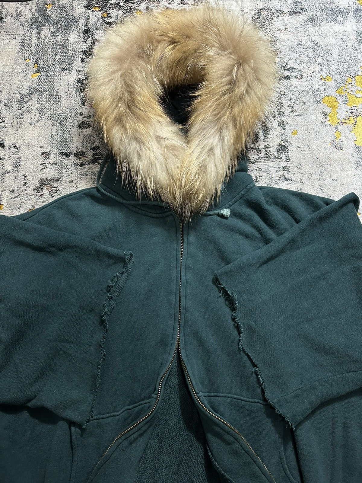 20471120 DISTRESSED HOMELESS FUR ZIP HOODIE IF SIX WAS NINE LGB STYLE Size US XXL / EU 58 / 5 - 4 Thumbnail