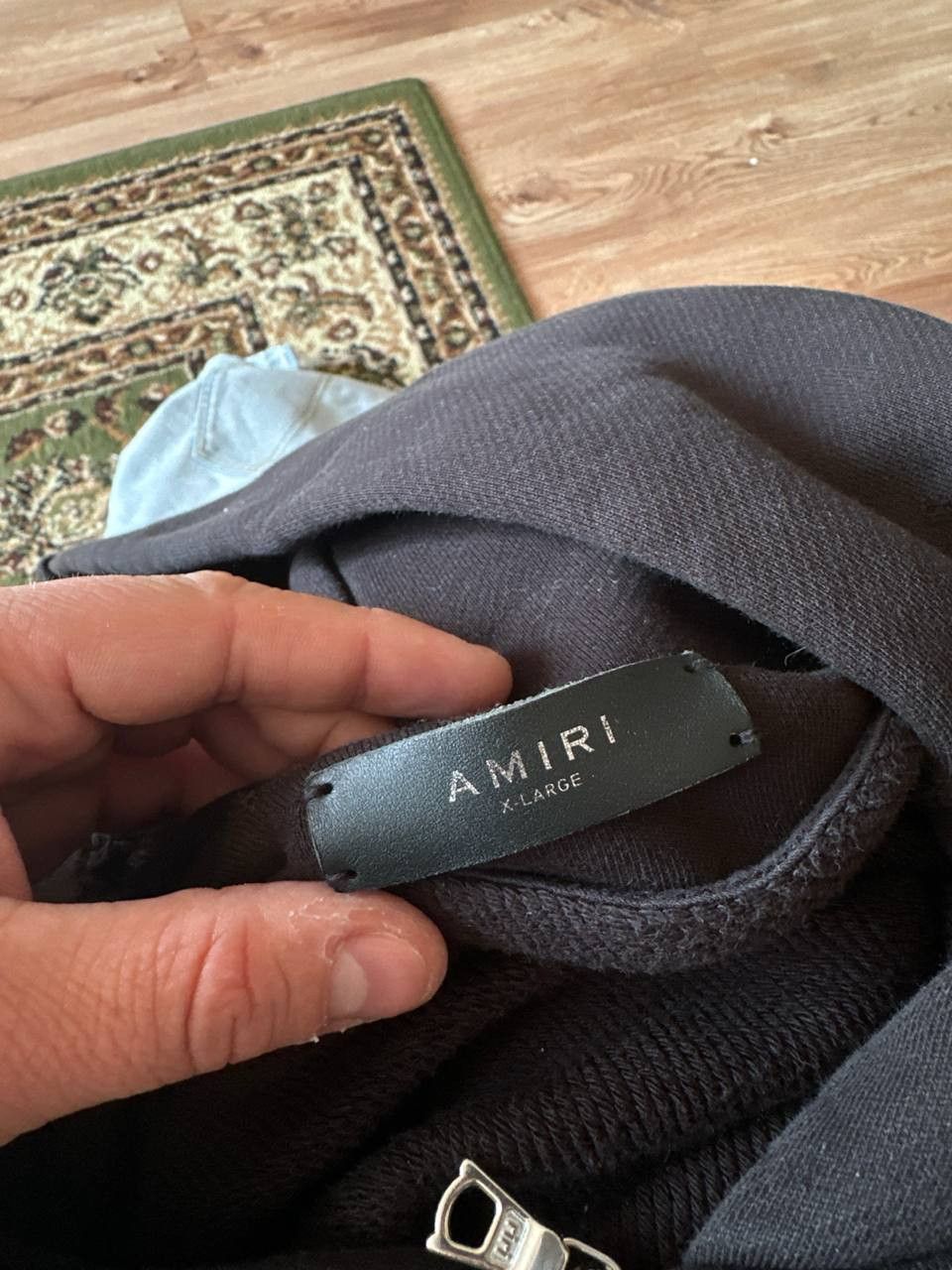 Amiri Amiri distressed zip hoodie Size US XL / EU 56 / 4 - 15 Thumbnail