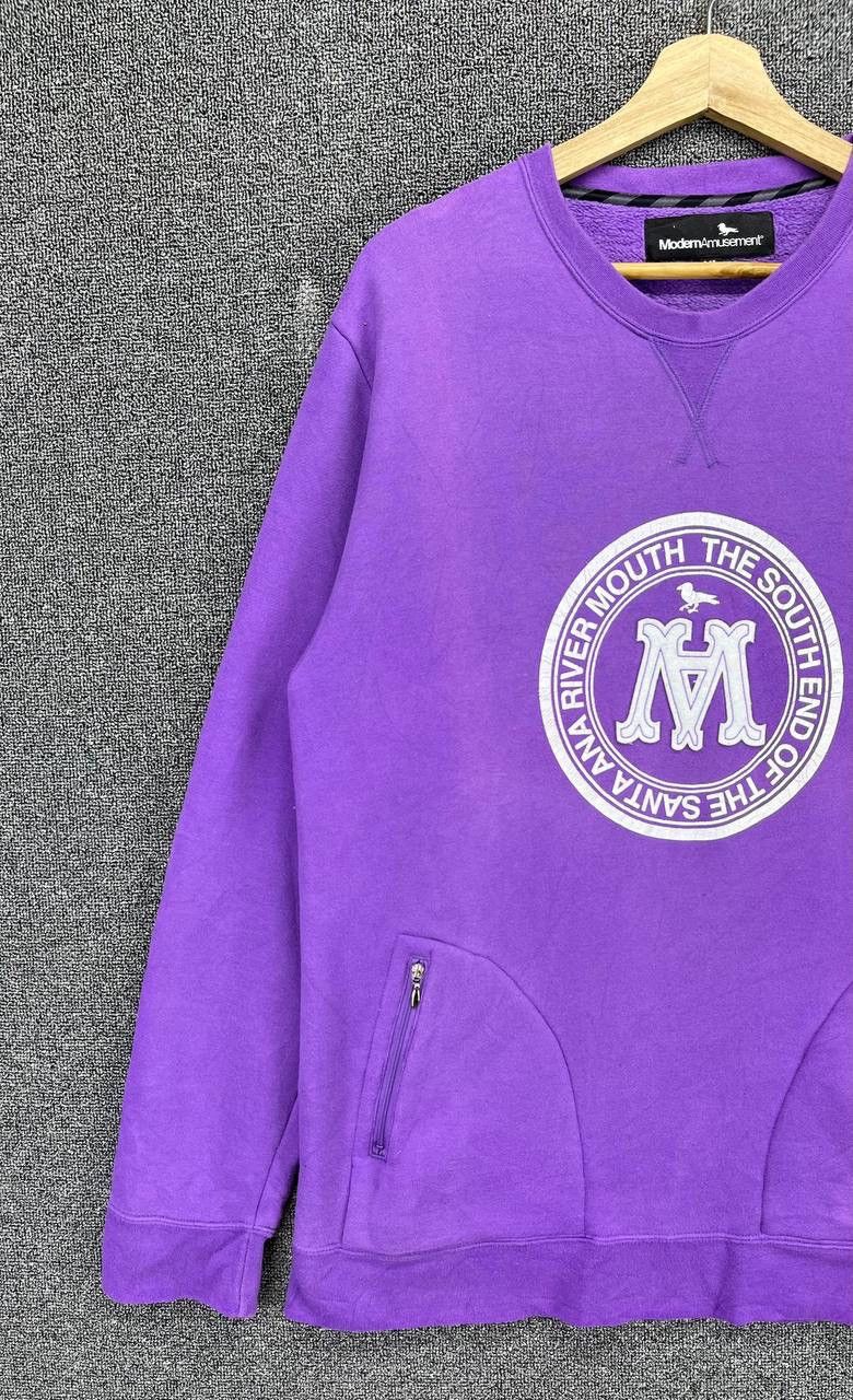 Modern Amusement Vintage Modern Amusement Purple Sweatshirt Size XL / US 12-14 / IT 48-50 - 3 Thumbnail