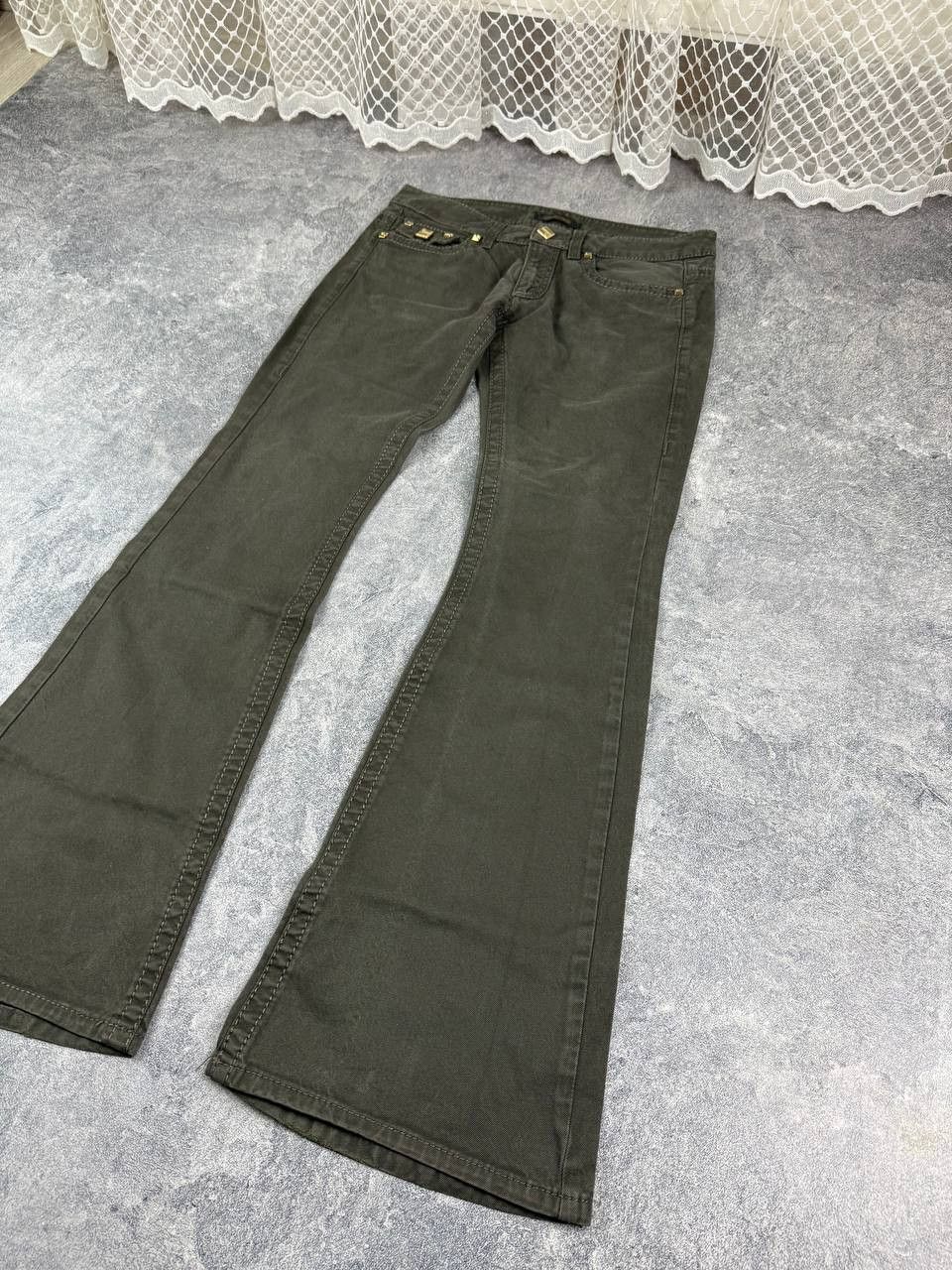 Roberto Cavalli Roberto Cavalli coquette core flared y2k distressed jeans Size 27" / US 4 / IT 40 - 2 Thumbnail