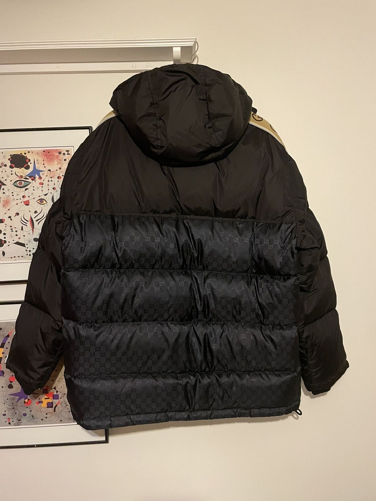 Gucci Gucci Down Jacket Size 52 - "GG jacquard nylon padded coat" Size US L / EU 52-54 / 3 - 7 Thumbnail