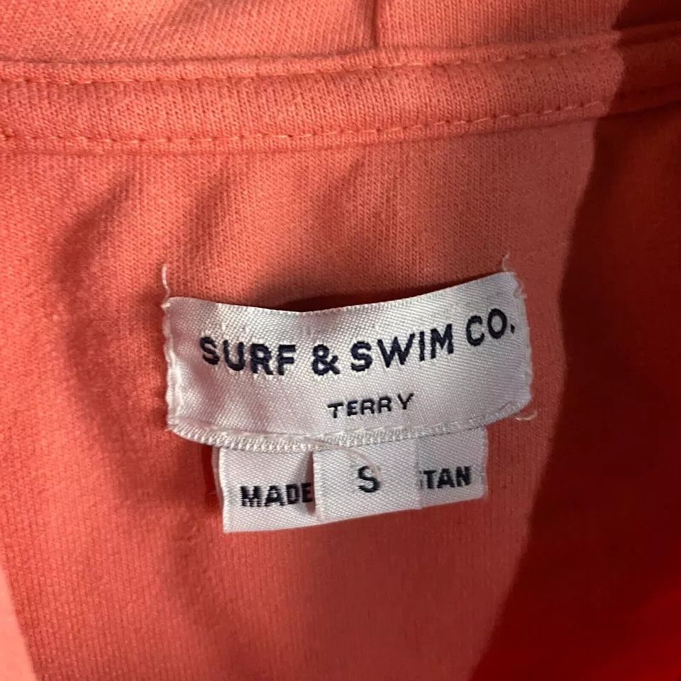 Other Surf & Swim Terry Hoodie Men's Small Pullover Salmon S Size US S / EU 44-46 / 1 - 3 Thumbnail