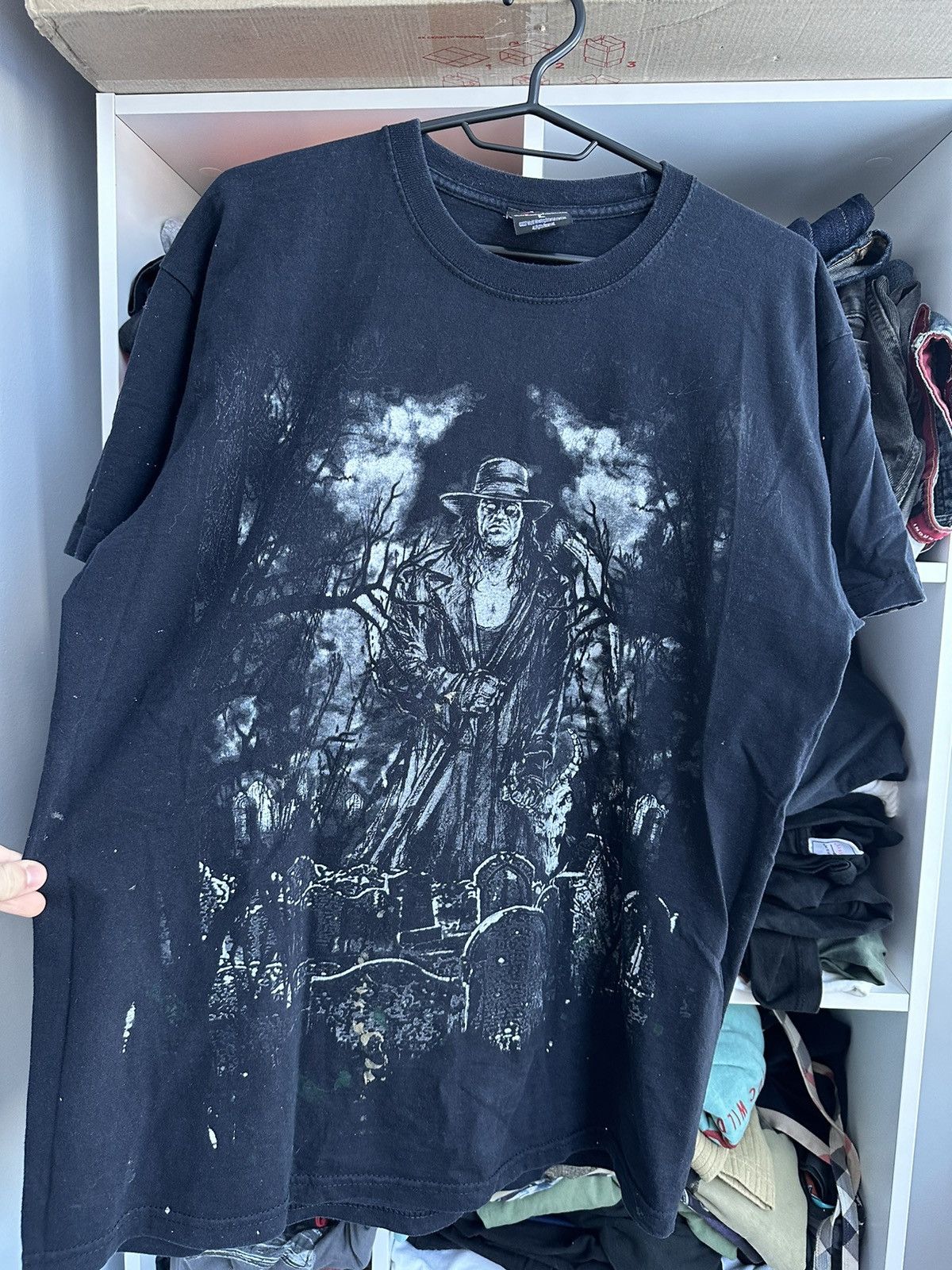 WWE 🔥VINTAGE 2007 UNDERTAKER WWE T SHIRT🔥 Size US L / EU 52-54 / 3 - 2 Thumbnail