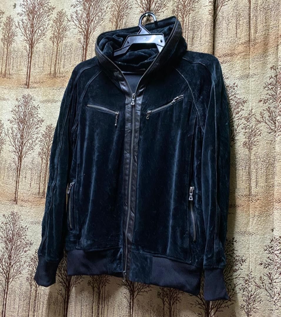 semanticdesign Velvet Jacket Semantic Design Gothic Leather Full Zipper Size US M / EU 48-50 / 2 - 2 Thumbnail
