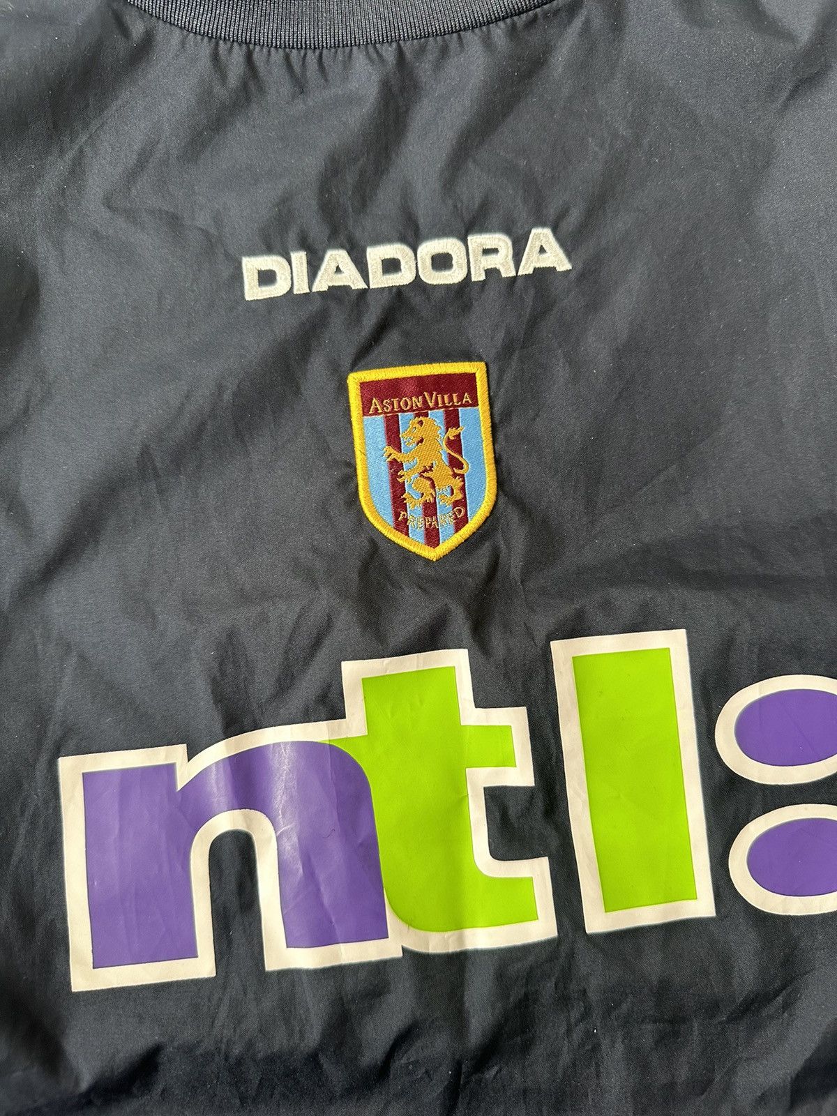 Diadora Diadora Vintage Aston Villa 2000-2002 Navy Blue sweatshirt Size US L / EU 52-54 / 3 - 4 Thumbnail