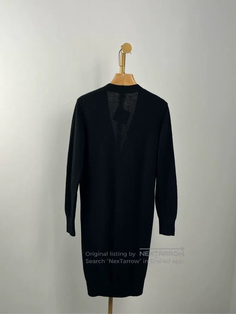 Hermes Hermes Black Geometric Printed V-neck Knit Cardigan Size XS / US 0-2 / IT 36-38 - 2 Thumbnail