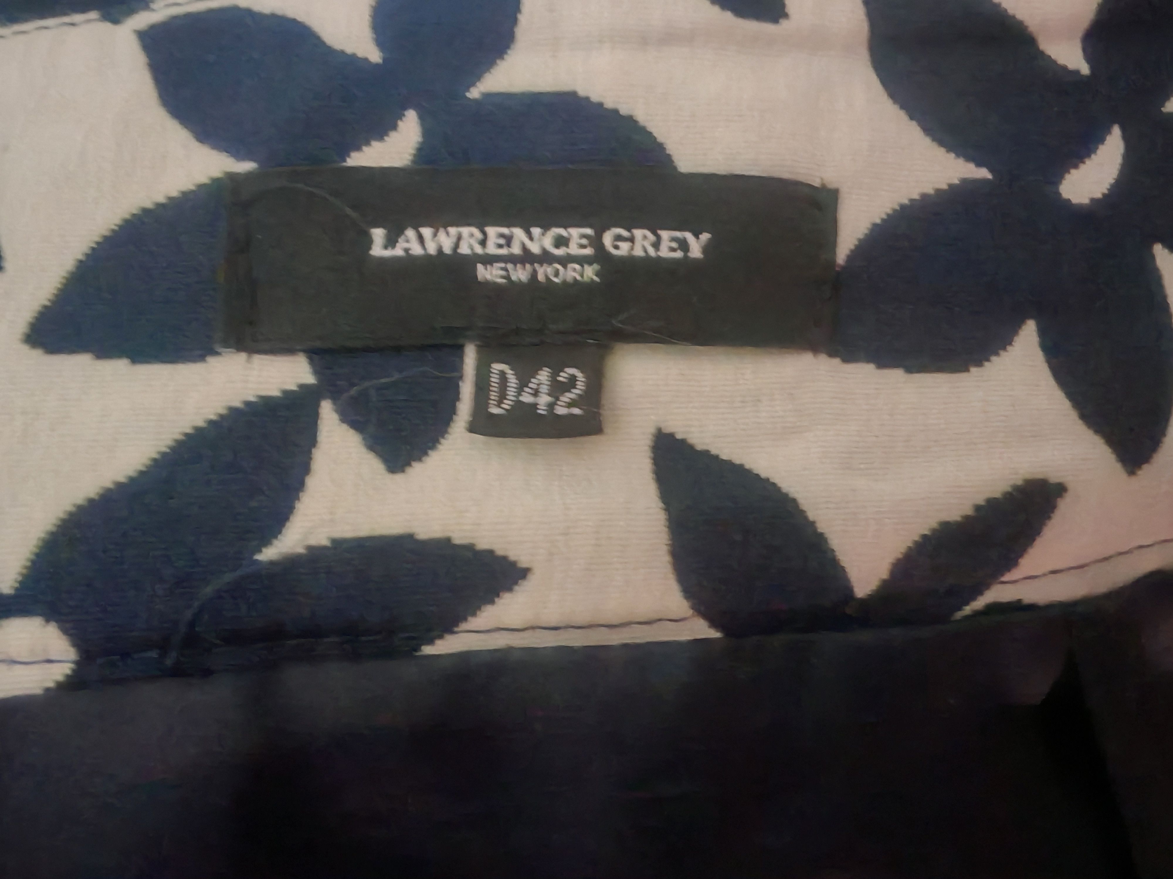Designer × Vintage Vintage Lawrence Grey Floral Cotton Skirt A-Line size L Size 30" / US 8 / IT 44 - 6 Thumbnail