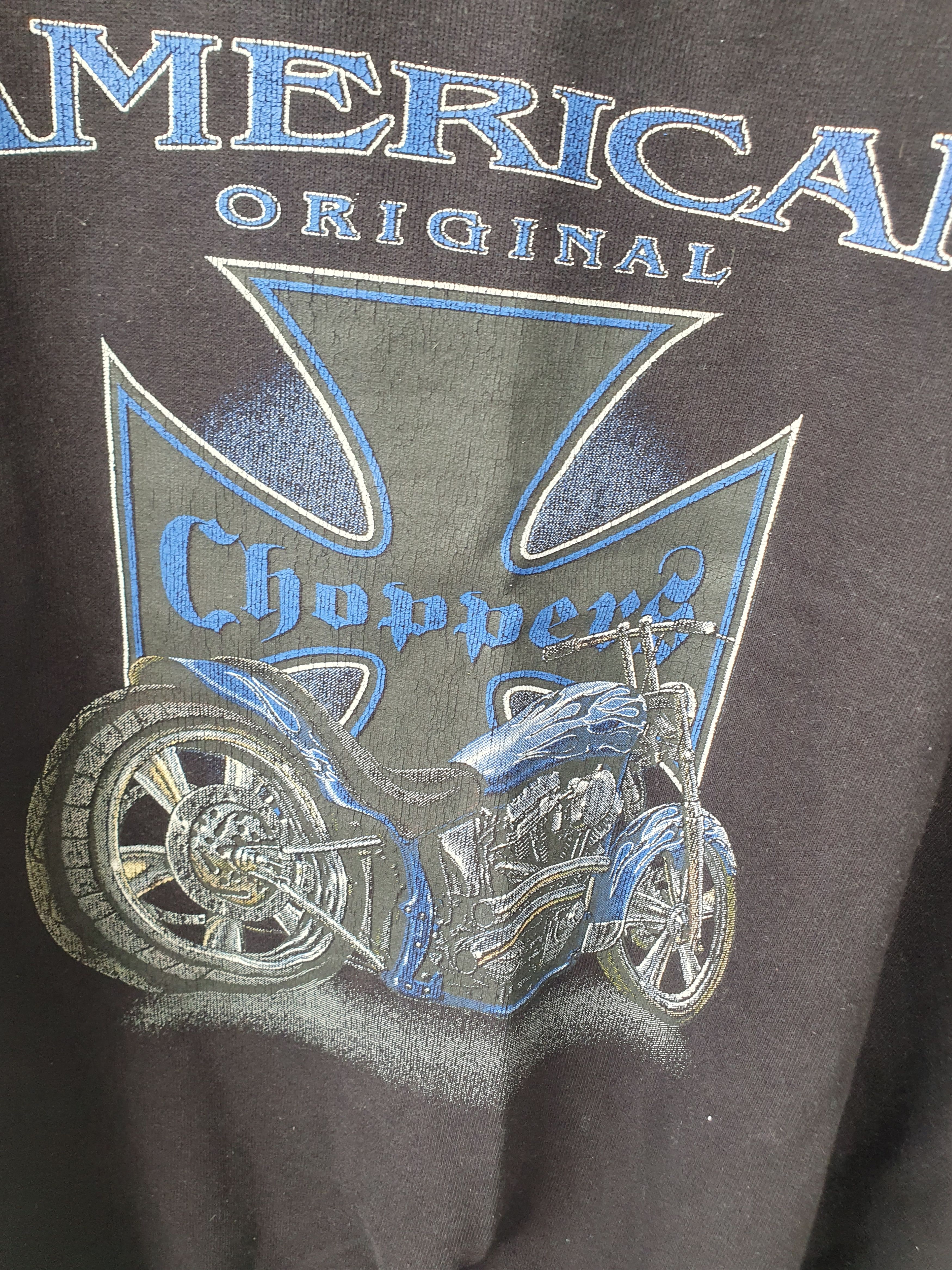 Vintage × West Coast Choppers American Chopper Y2K Faded sweatshirt sz XXL Size US XXL / EU 58 / 5 - 3 Thumbnail