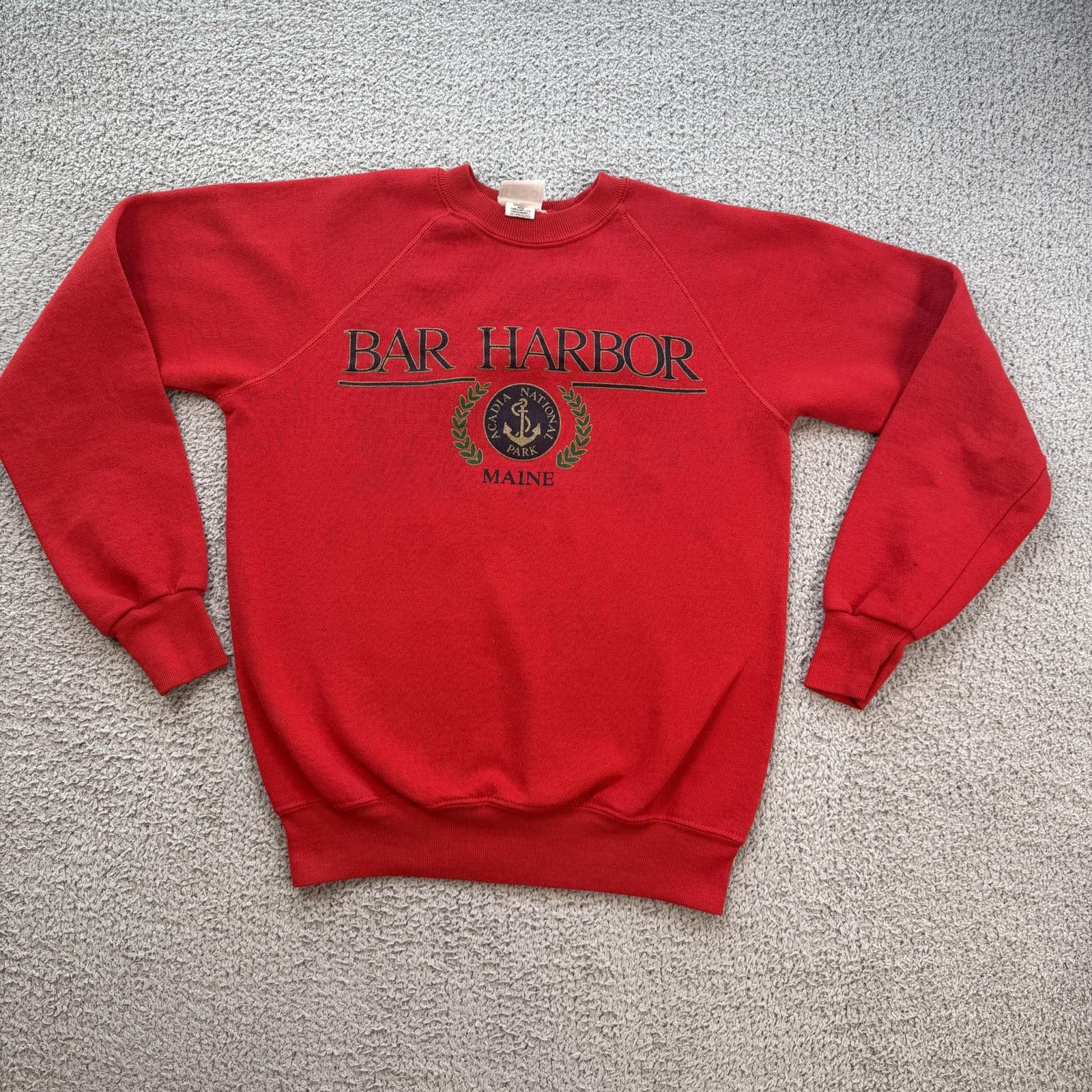 Lee Vintage 90s Lee Bar Harbor Maine Acadia Park Sweatshirt Size US M / EU 48-50 / 2 - 1 Thumbnail