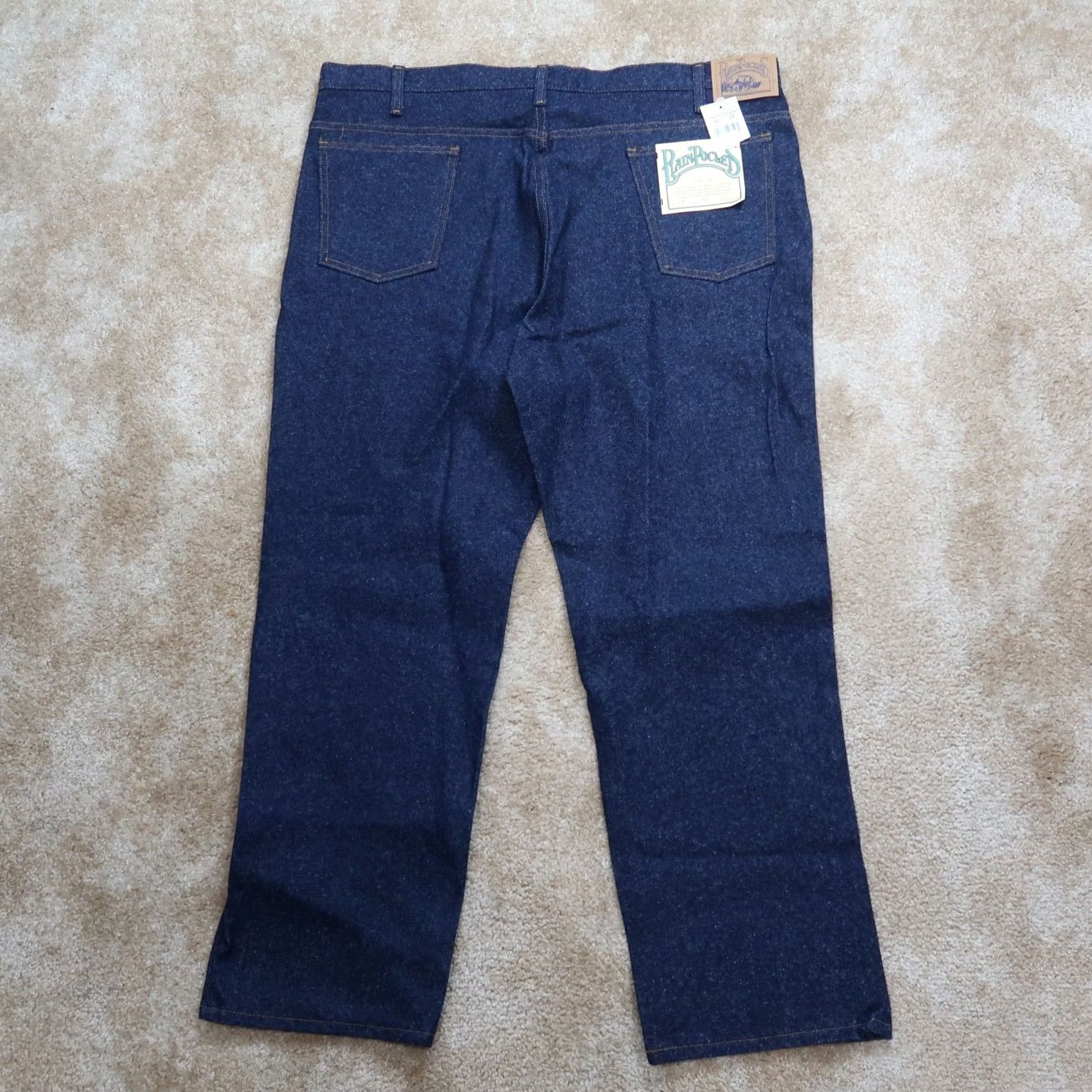 JCPenney VINTAGE J. C. Penney Jeans Men 42x29 Denim Straight Pockets USA 80s 90s Rock Cowboy Regular Mens Size US 42 / EU 58 - 7 Thumbnail