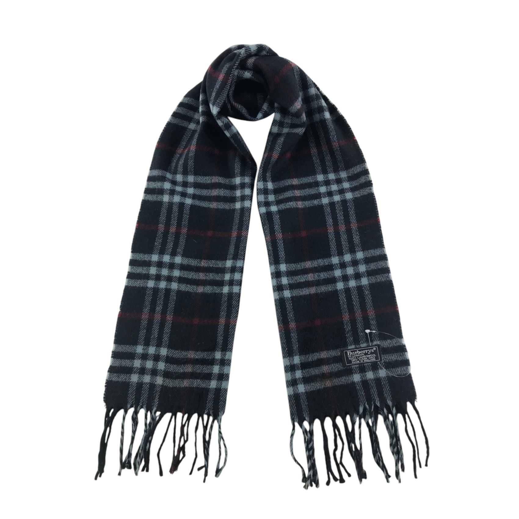 Burberry × Vintage Burberry Scarf / Muffler / Neckwear - WW2773 Size ONE SIZE - 1 Thumbnail
