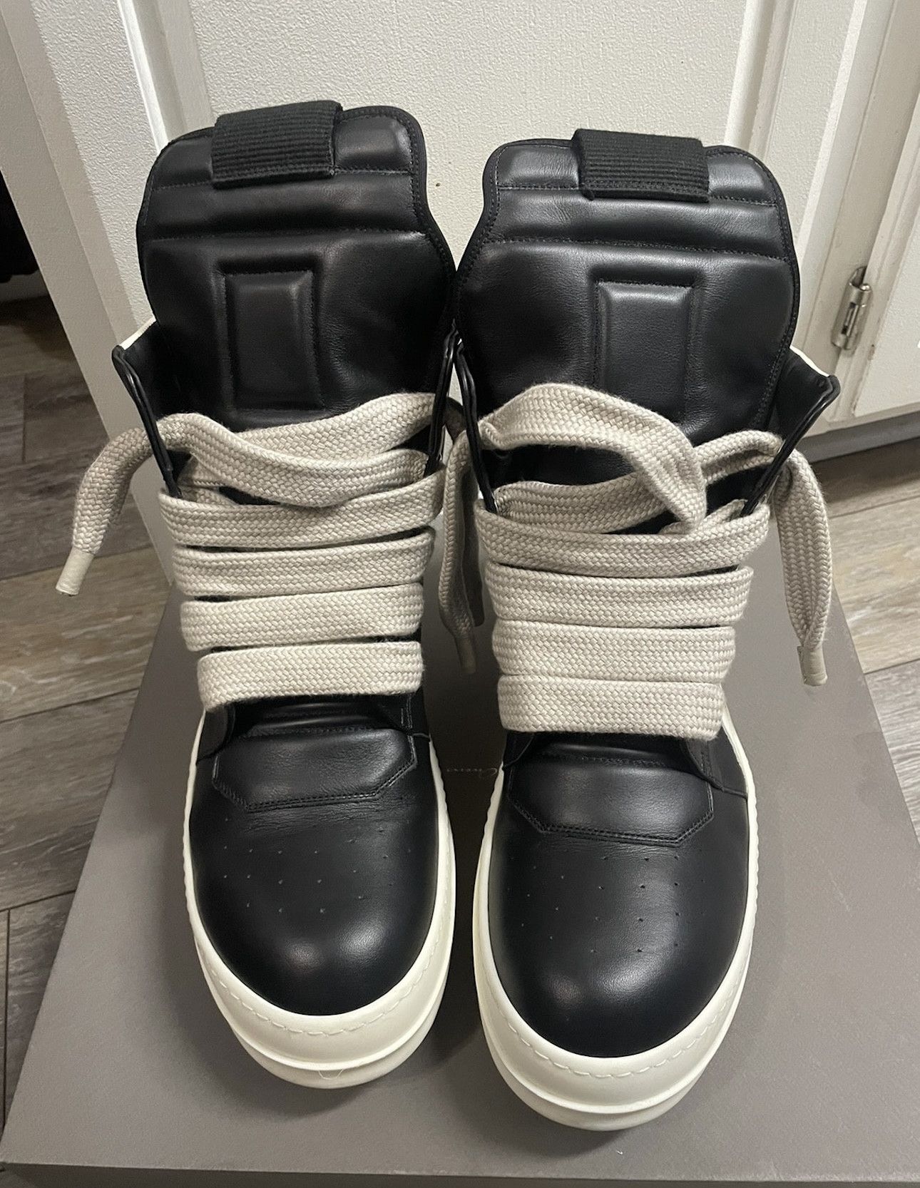 Rick Owens Rick Owens Geobasket Jumbo laces Size US 12 / EU 45 - 3 Thumbnail