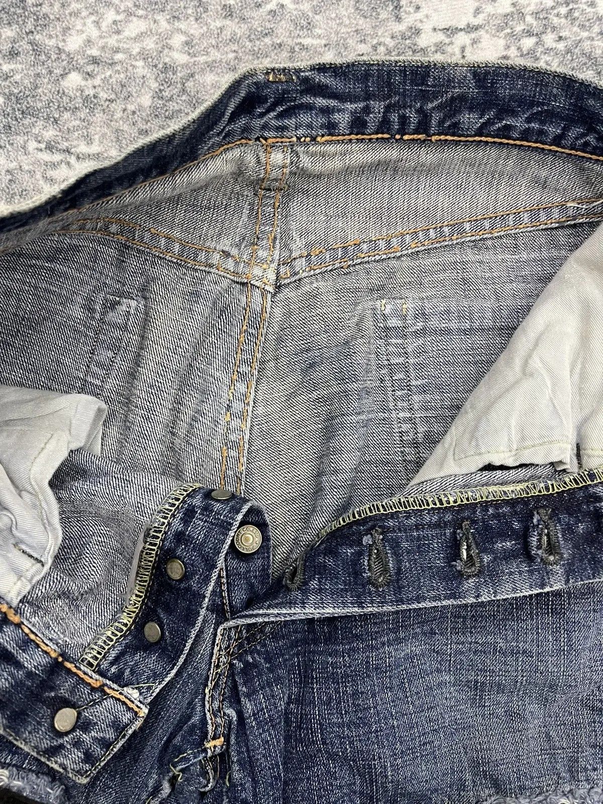 Full Count & Co. FULLCOUNT & CO. Japan 1414 Distressed Denim Size US 30 / EU 46 - 8 Thumbnail
