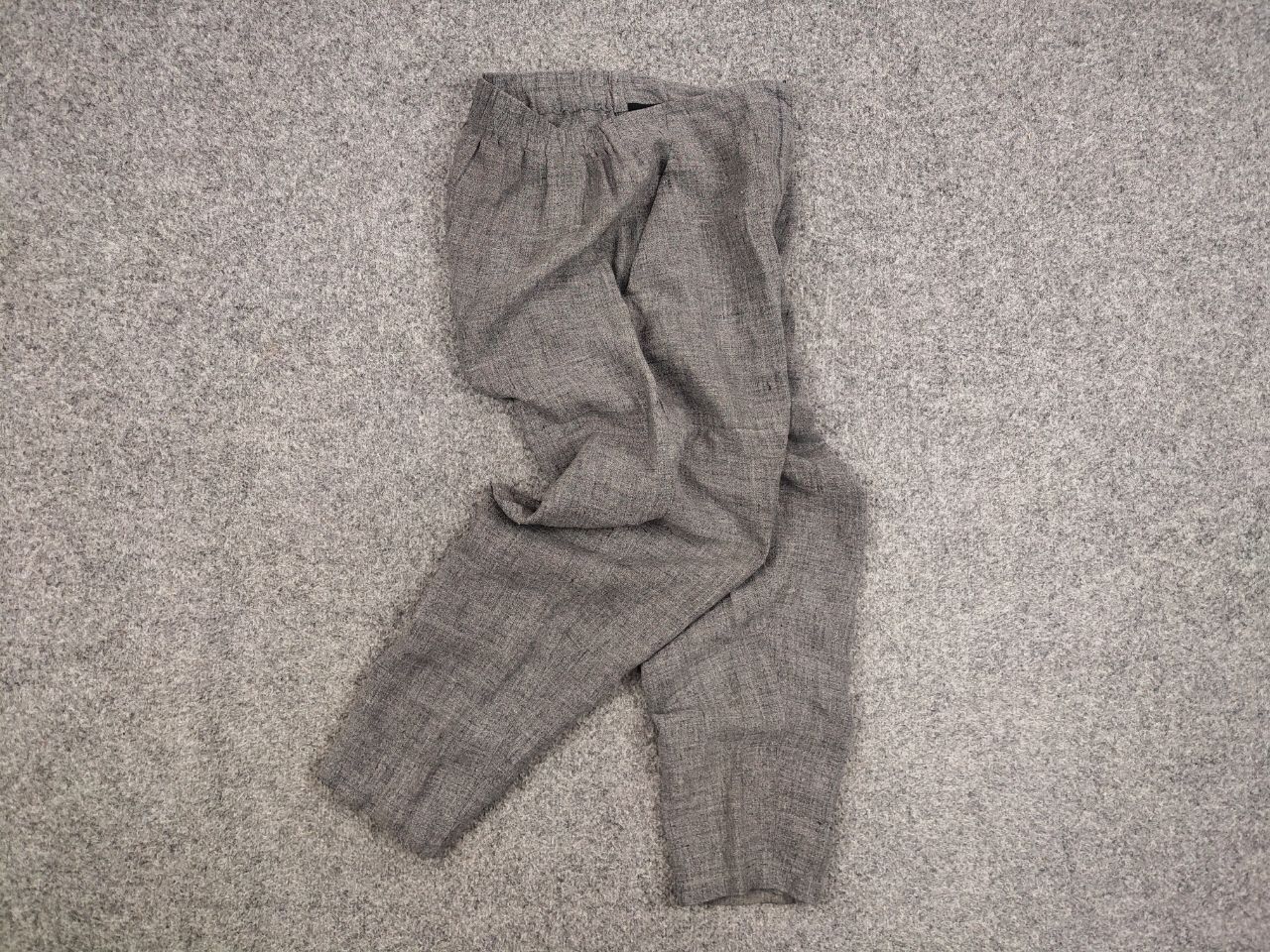 Japanese Brand Oska germany Design Gray Linen Trouser Baggy Pants Size 28" / US 6 / IT 42 - 11 Thumbnail