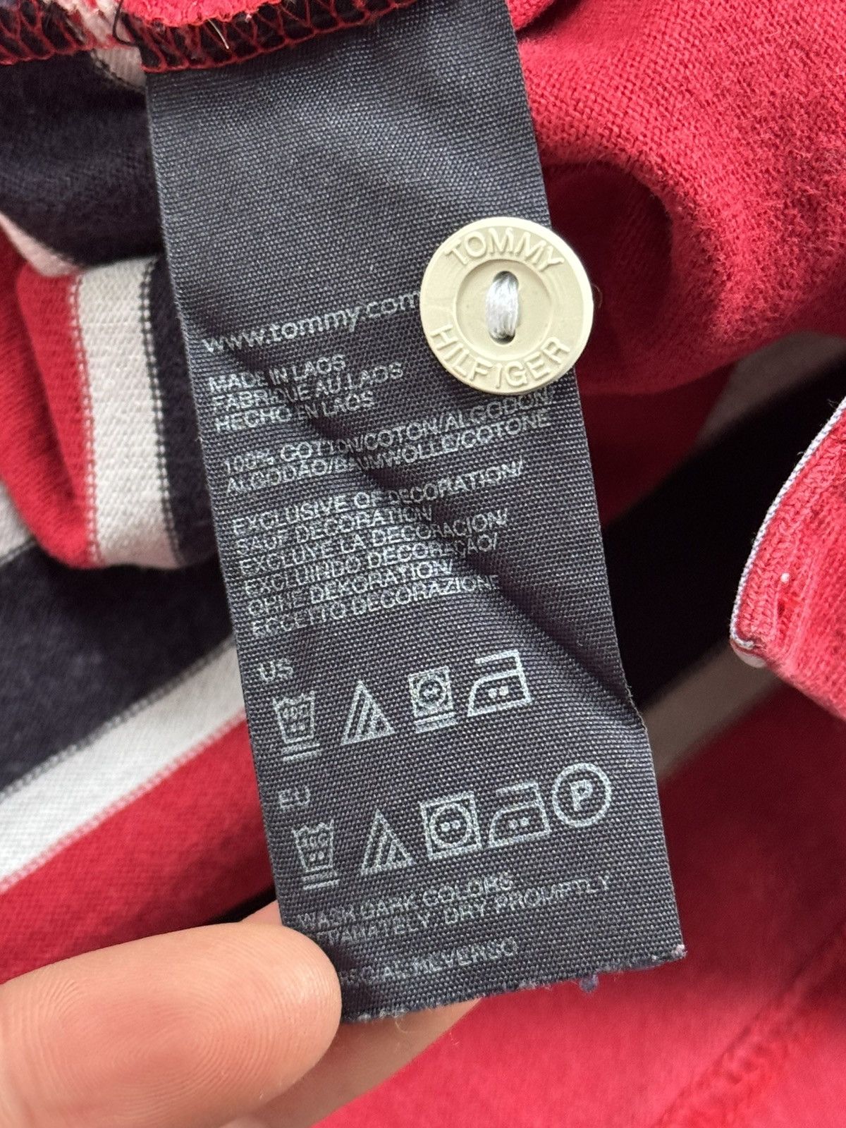 Tommy Hilfiger Tommy Hilfiger S/size striped rugby sweatshirts jumper 00s Size US S / EU 44-46 / 1 - 6 Thumbnail