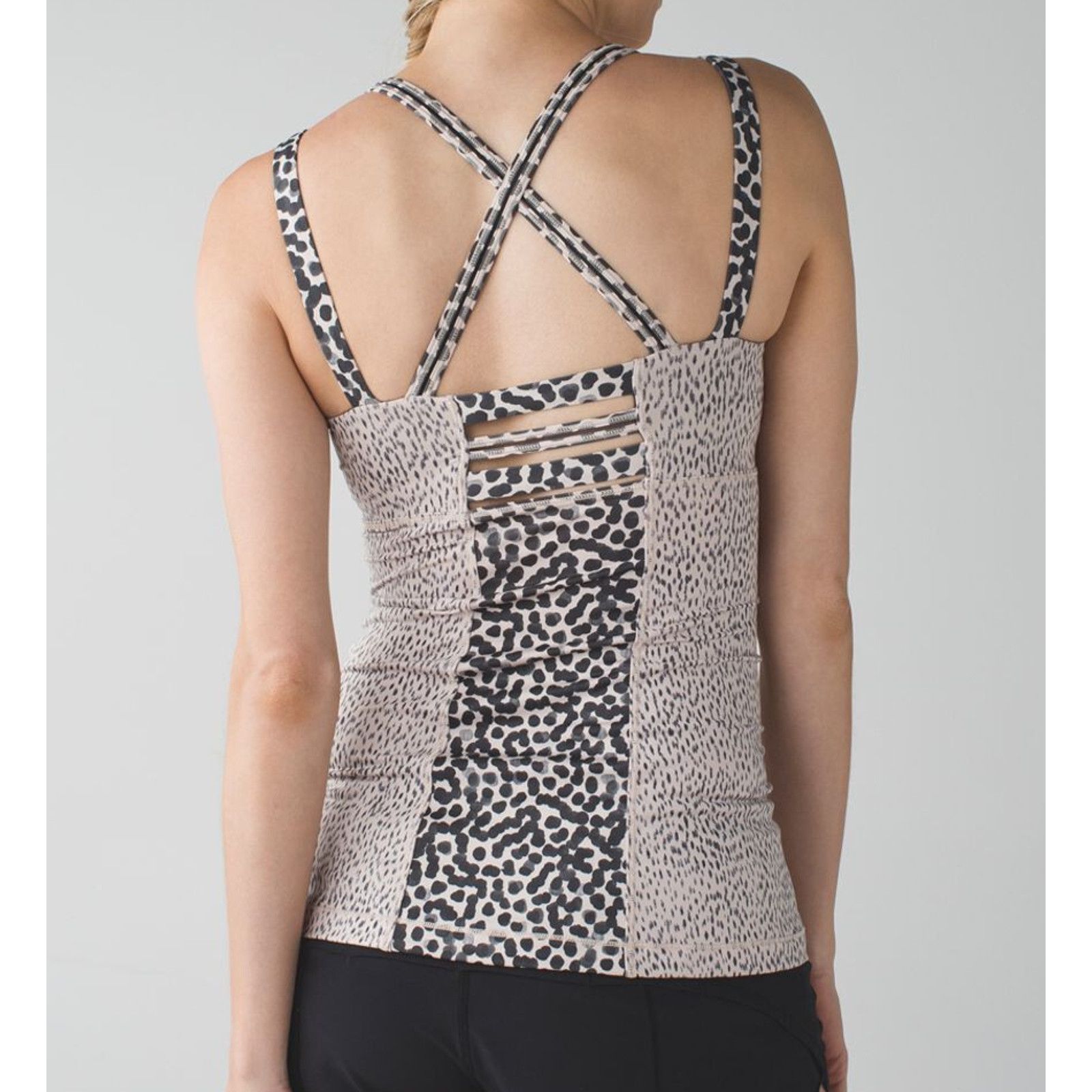 Lululemon LULULEMON Happy Strappy Tank Ace Spot Grain Dottie Dash Sz 6 Size M / US 6-8 / IT 42-44 - 2 Thumbnail