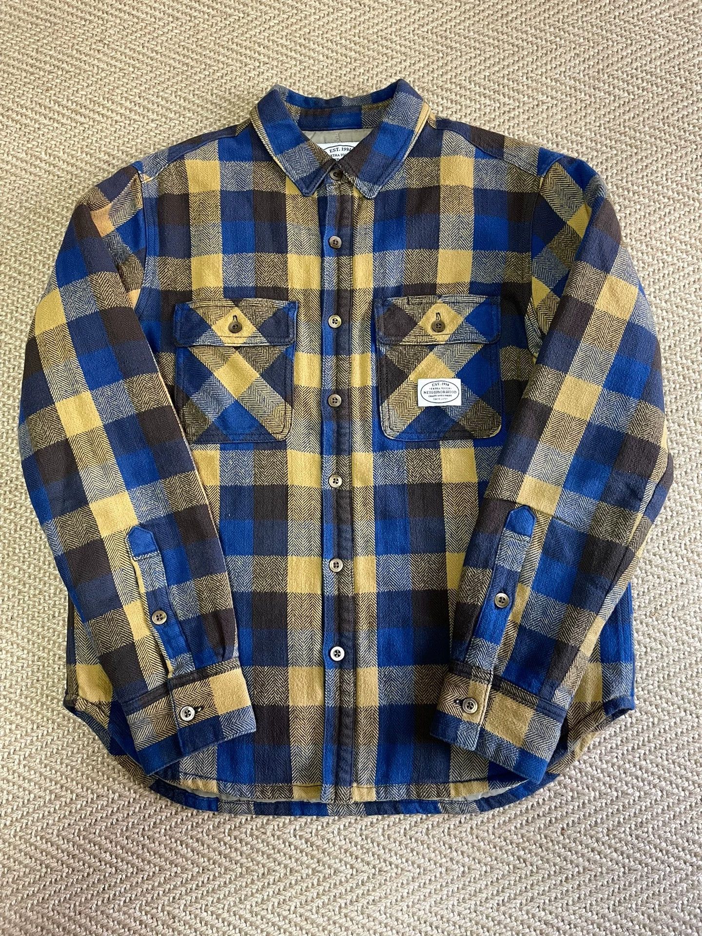 Neighborhood NBHD Shirt-Cut Cotton Jacket M Good Condition Size US M / EU 48-50 / 2 - 2 Thumbnail