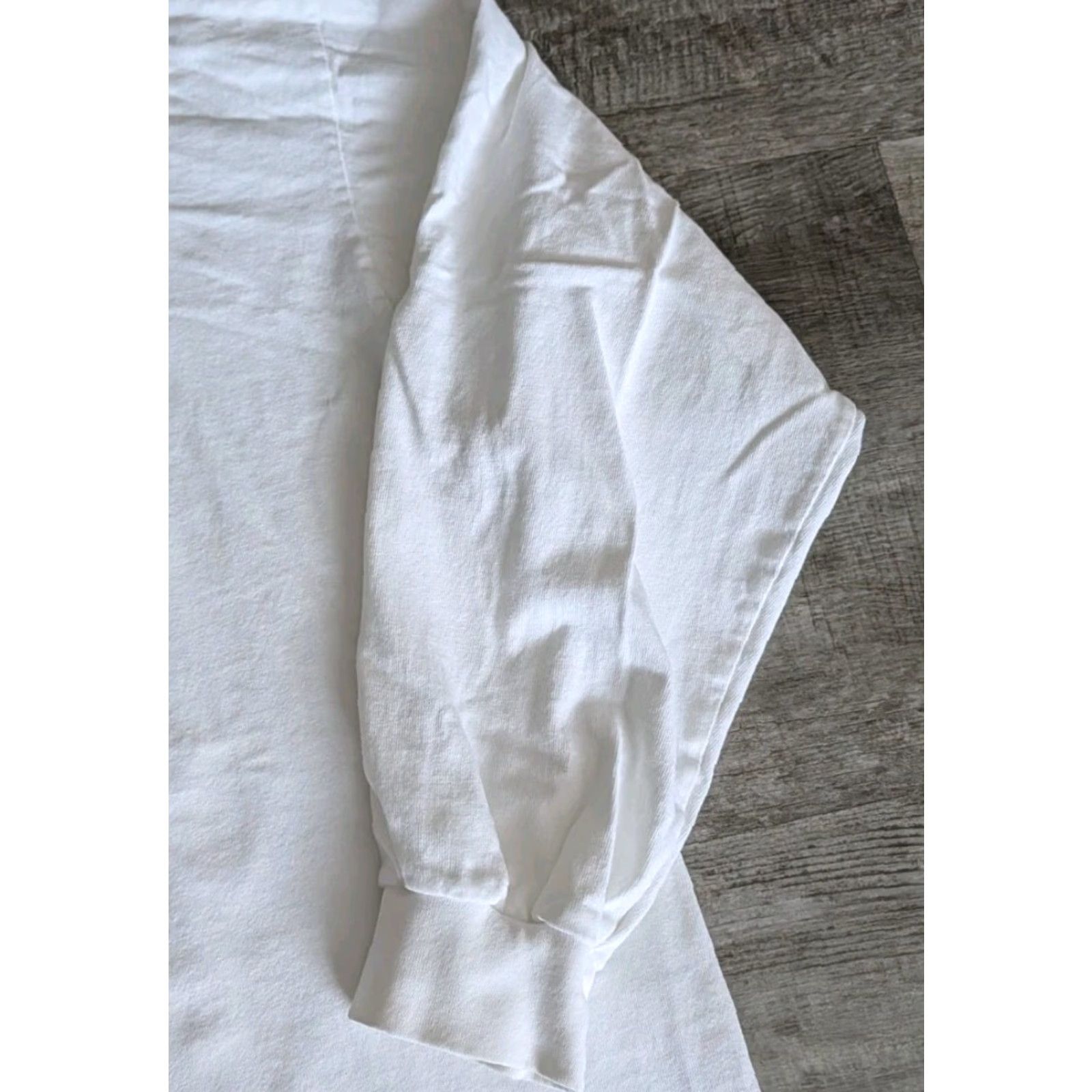 Nike VINTAGE Nike Mock Neck Long Sleeve Tee Shirt White L Mens Distressed 90s Sports Size US L / EU 52-54 / 3 - 3 Thumbnail