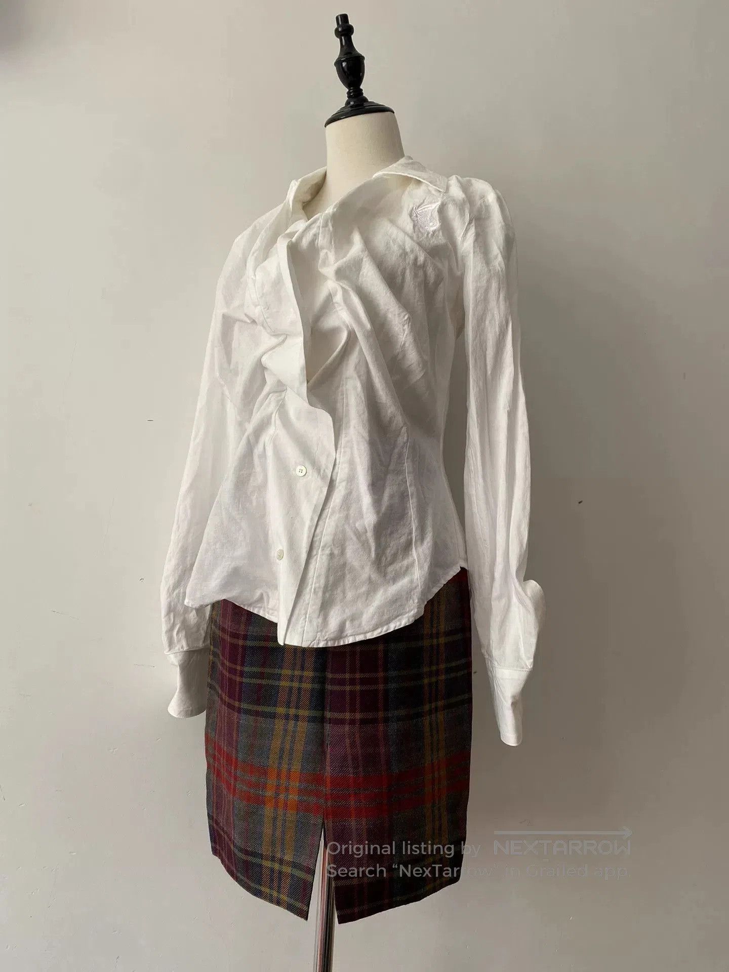 Vivienne Westwood vivienne westwood white drunken shirt. Size L / US 10 / IT 46 - 2 Thumbnail