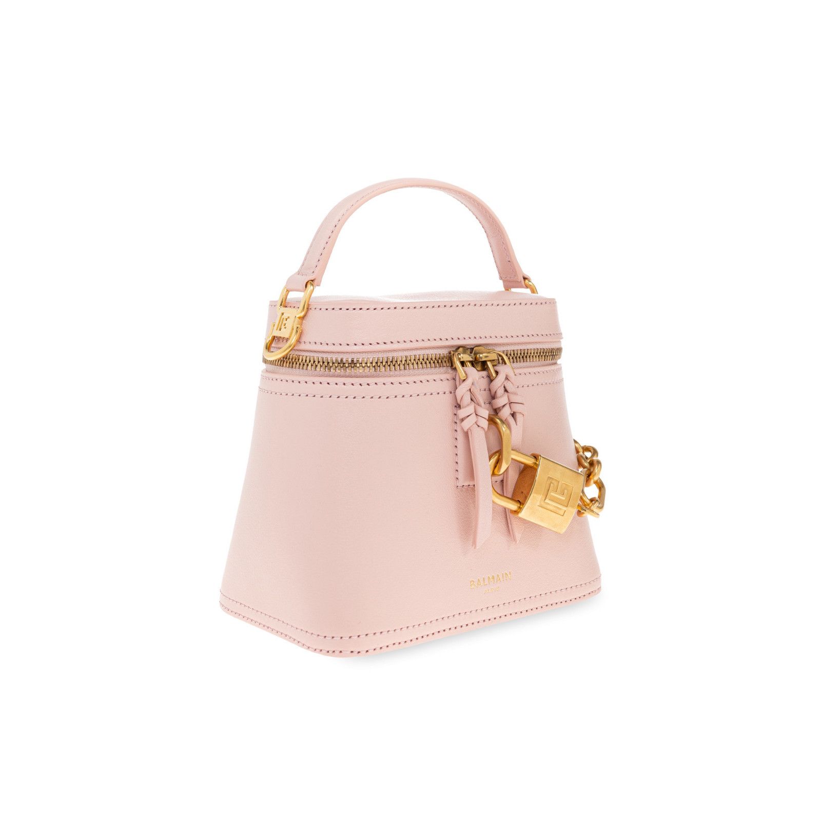 Balmain BALMAIN Pulse $1895 Pink Leather Vanity Bag New & Authentic Size ONE SIZE - 3 Thumbnail