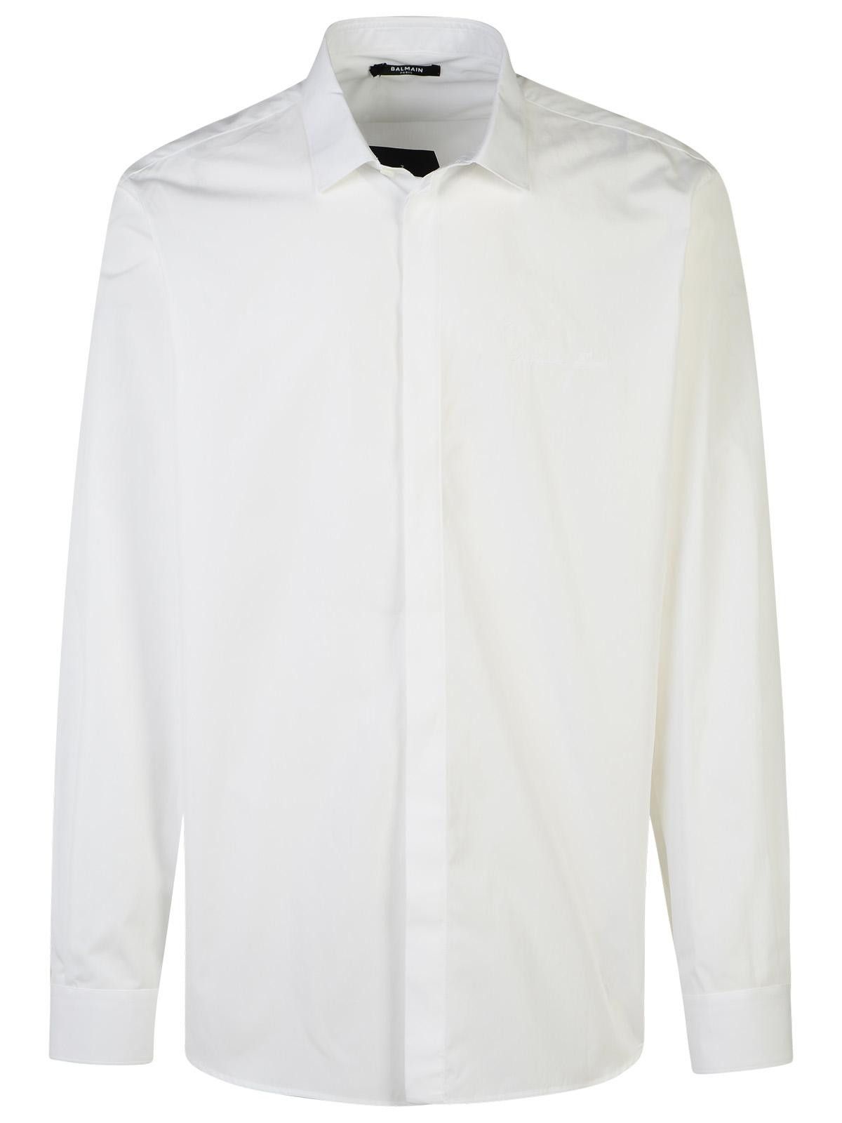 BALMAIN White Cotton Shirt