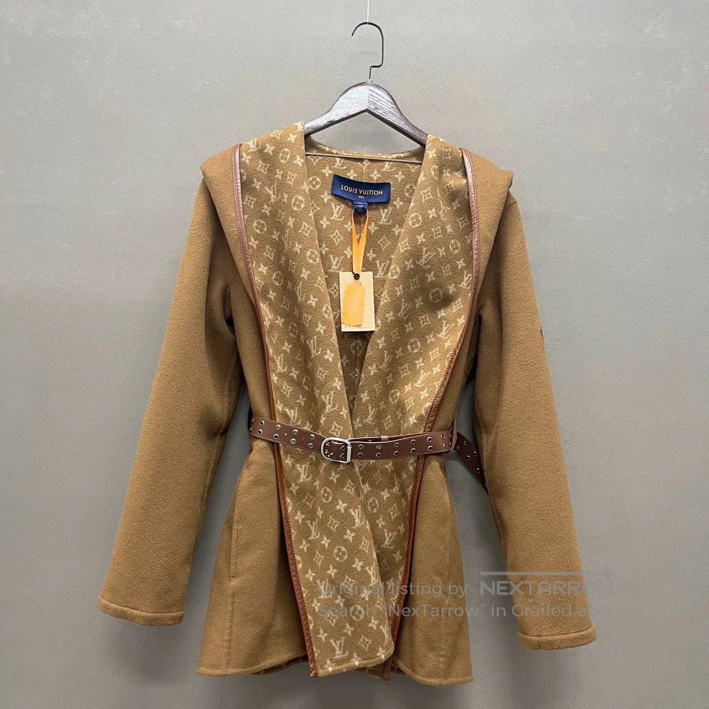 Louis Vuitton louis vuitton brown wool bathrobe coat. Size S / US 4 / IT 40 - 3 Thumbnail