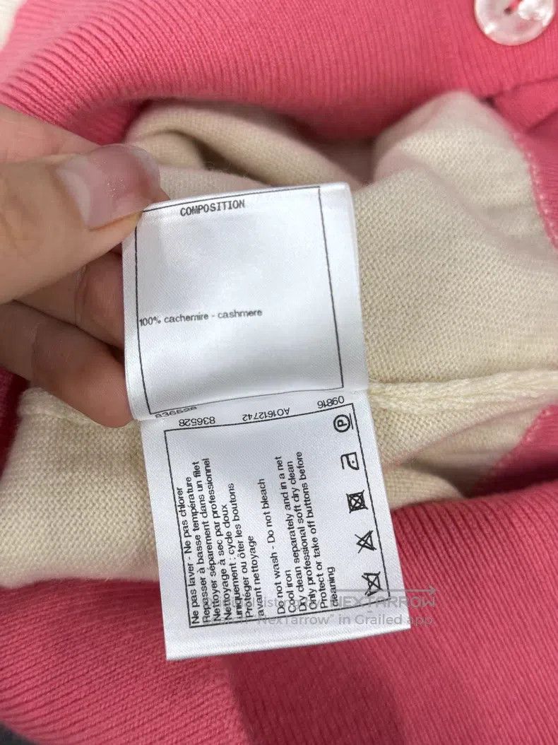 Chanel Chanel Beach Series Pink Beige Cashmere Knitted Cardigan c Size XS / US 0-2 / IT 36-38 - 6 Thumbnail