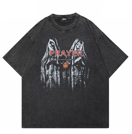 Japanese Brand × Vintage "Prayer-M" Oversized T-shirt Size US L / EU 52-54 / 3 - 1 Thumbnail