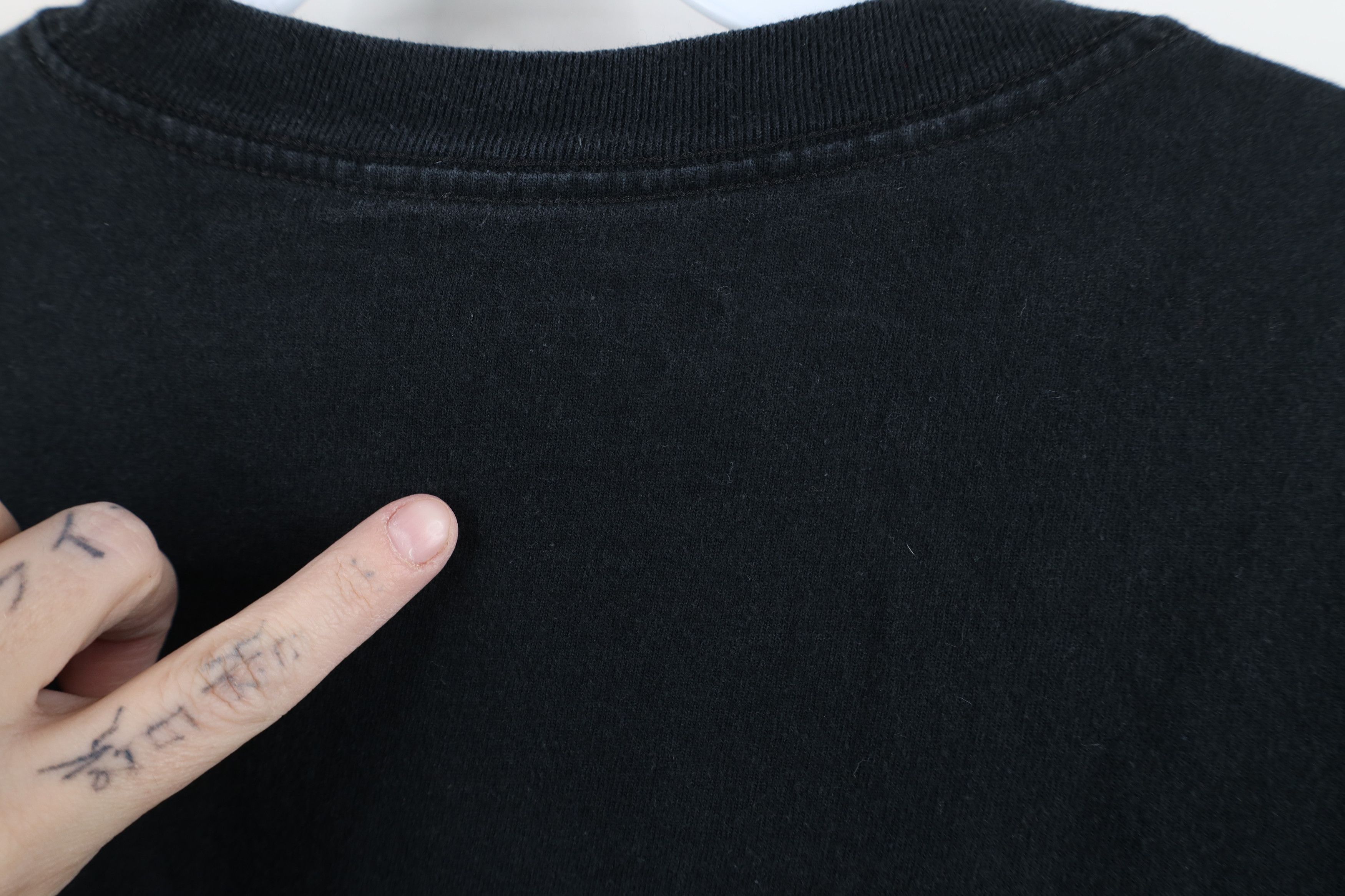 Champion Vintage Y2K Champion Faded Heavyweight Cotton T-Shirt Black Size US L / EU 52-54 / 3 - 10 Thumbnail